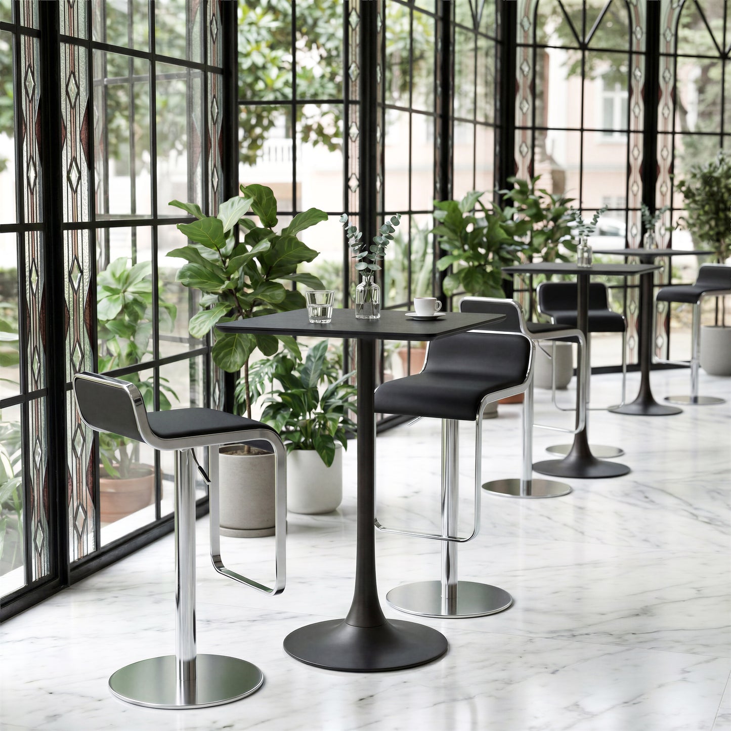 Valleta Bar Table Black - 8