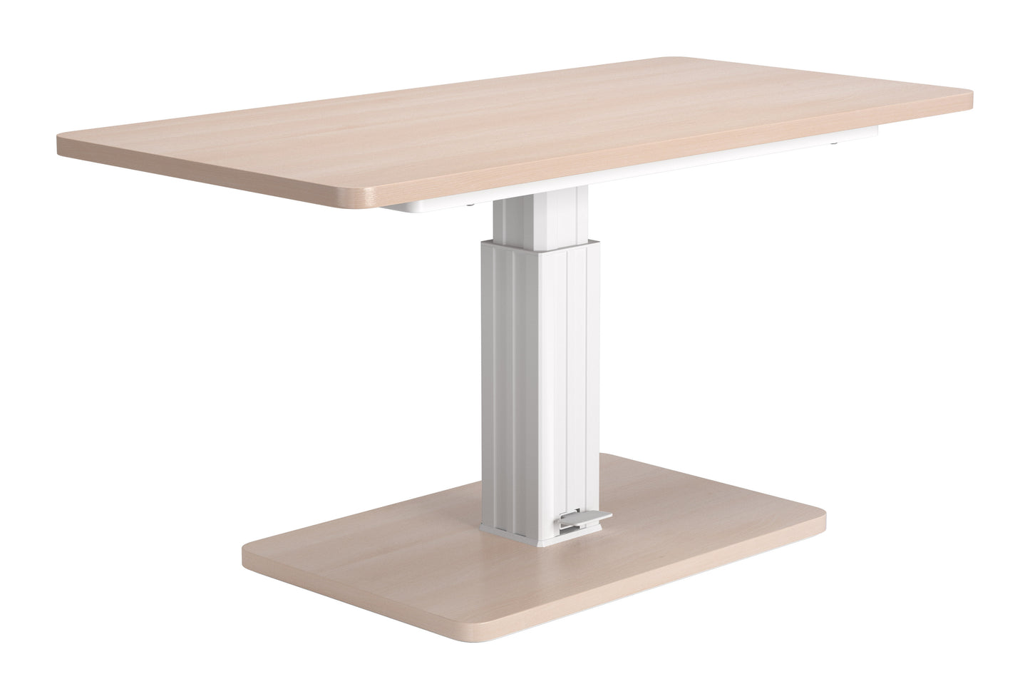 Brule Adjustable Dining Table Natural