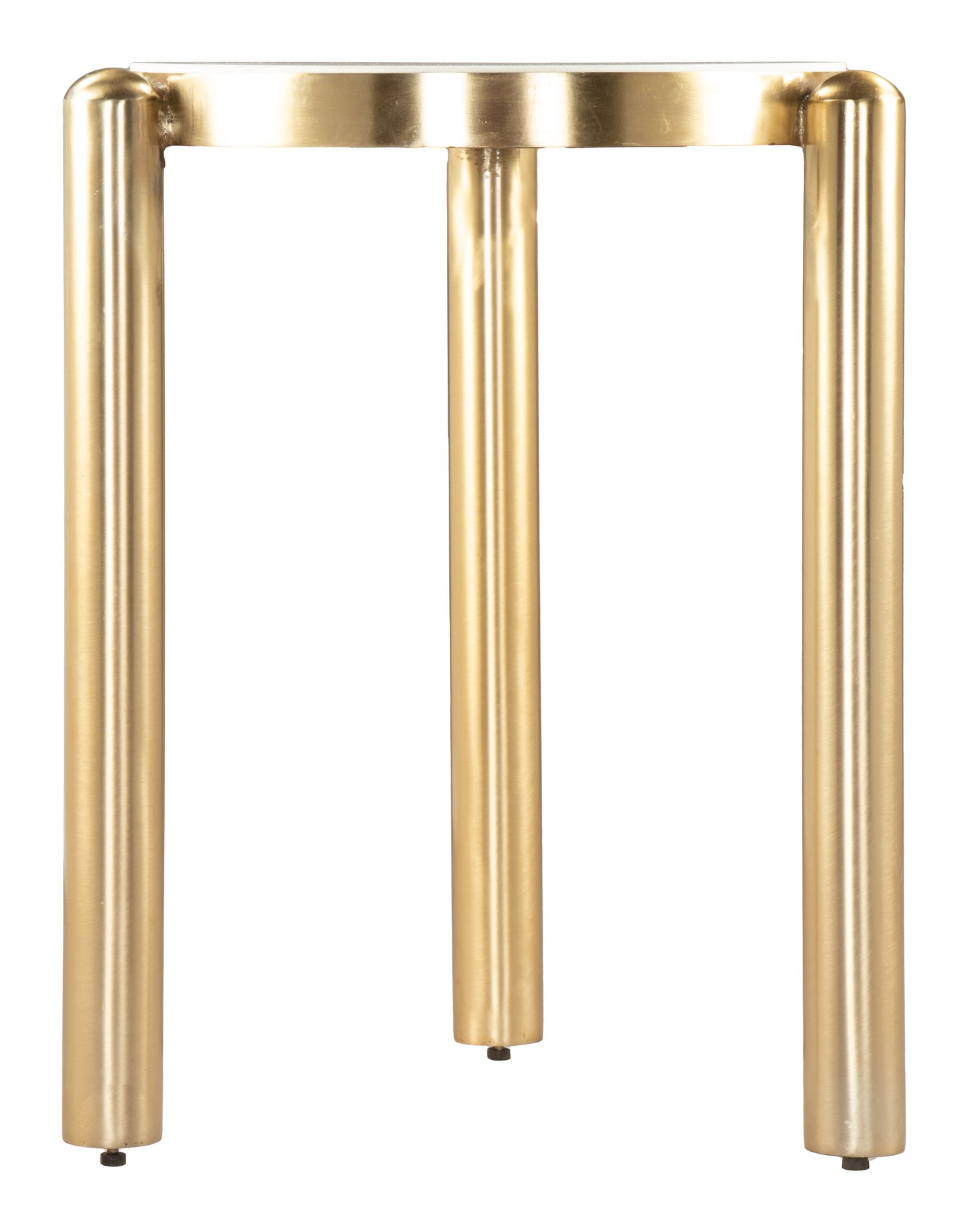 Noan Side Table White & Gold - 3