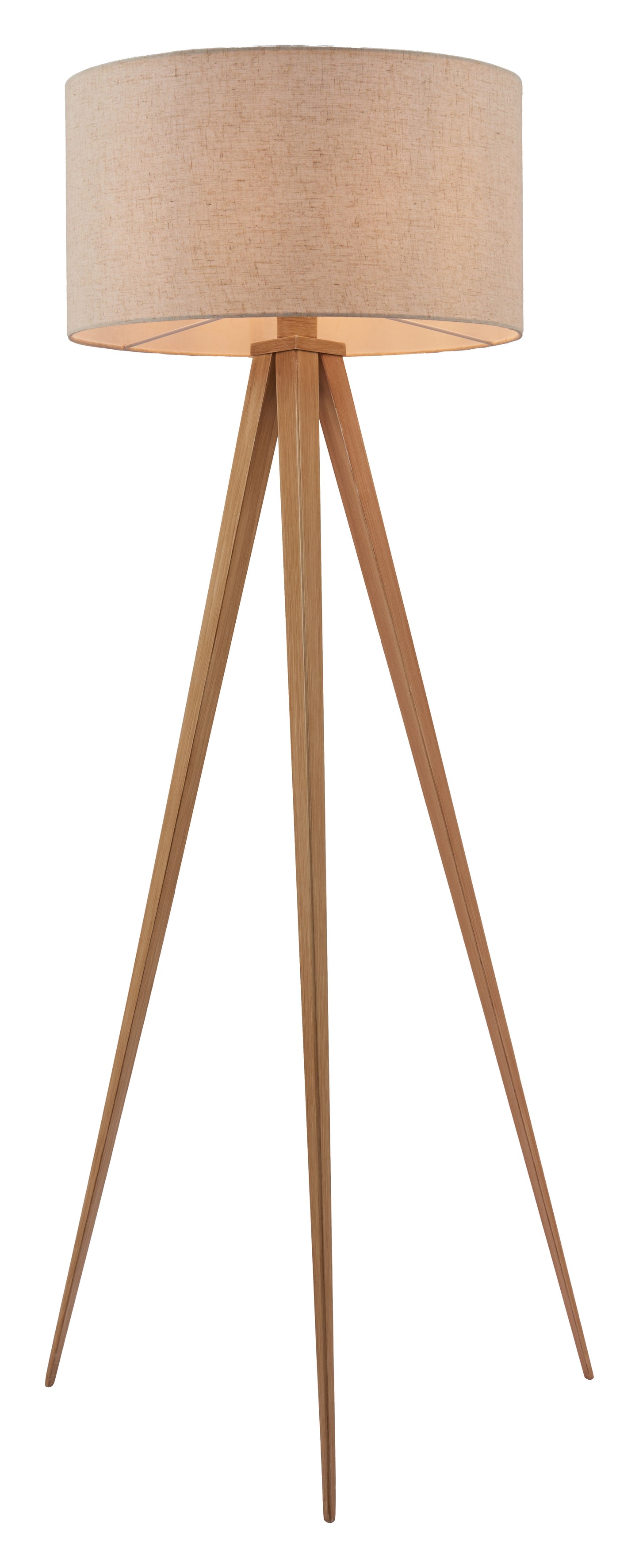 Imperial Floor Lamp Beige & Natural - 4
