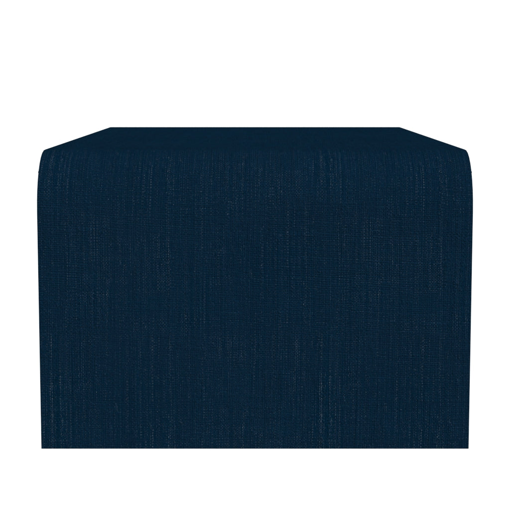 Butler Specialty Company Chatham 48 in. W Raffia Waterfall Coffee Table, Navy Blue