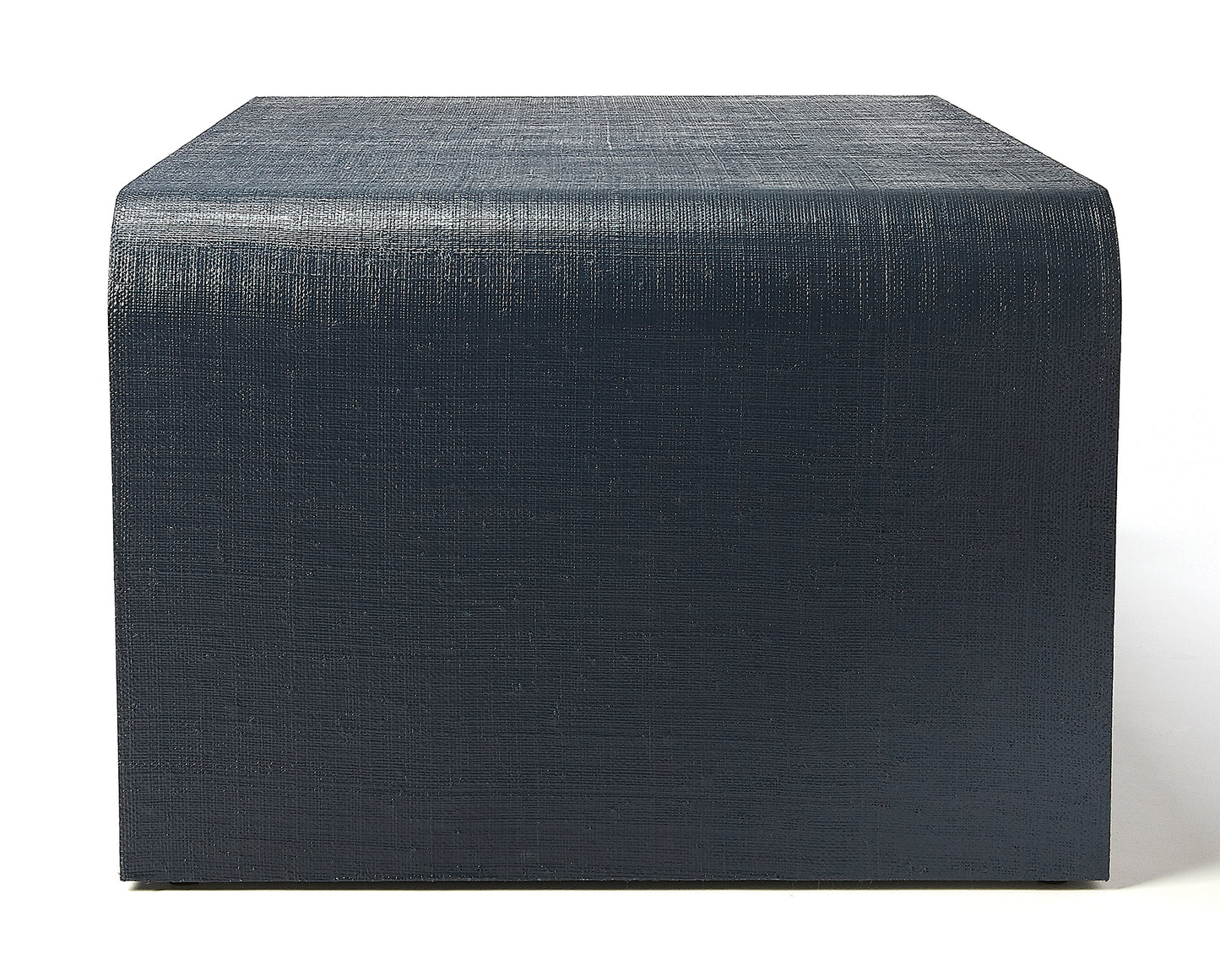 Butler Specialty Company Chatham 48 in. W Raffia Waterfall Coffee Table, Navy Blue