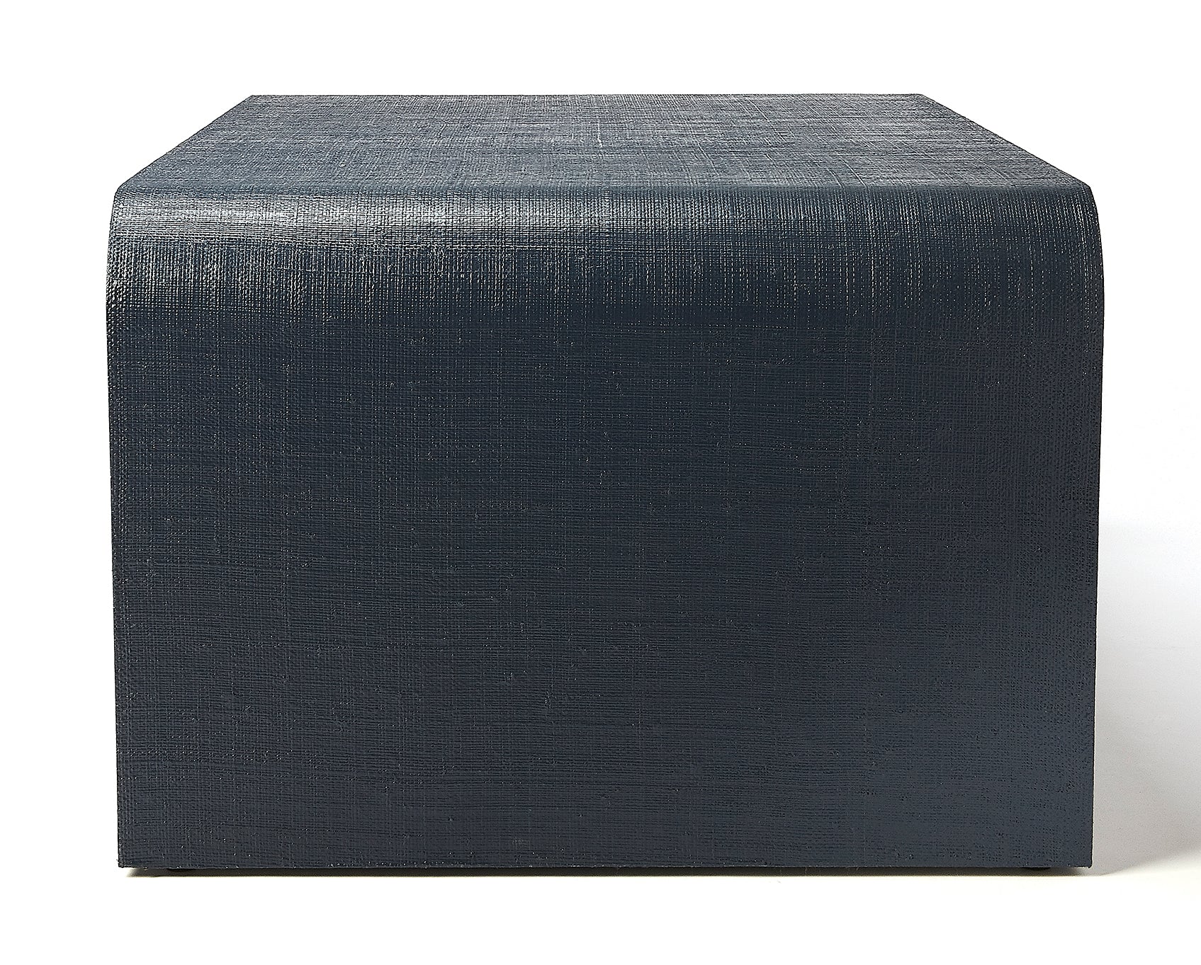 Butler Specialty Company Chatham 48 in. W Raffia Waterfall Coffee Table, Navy Blue