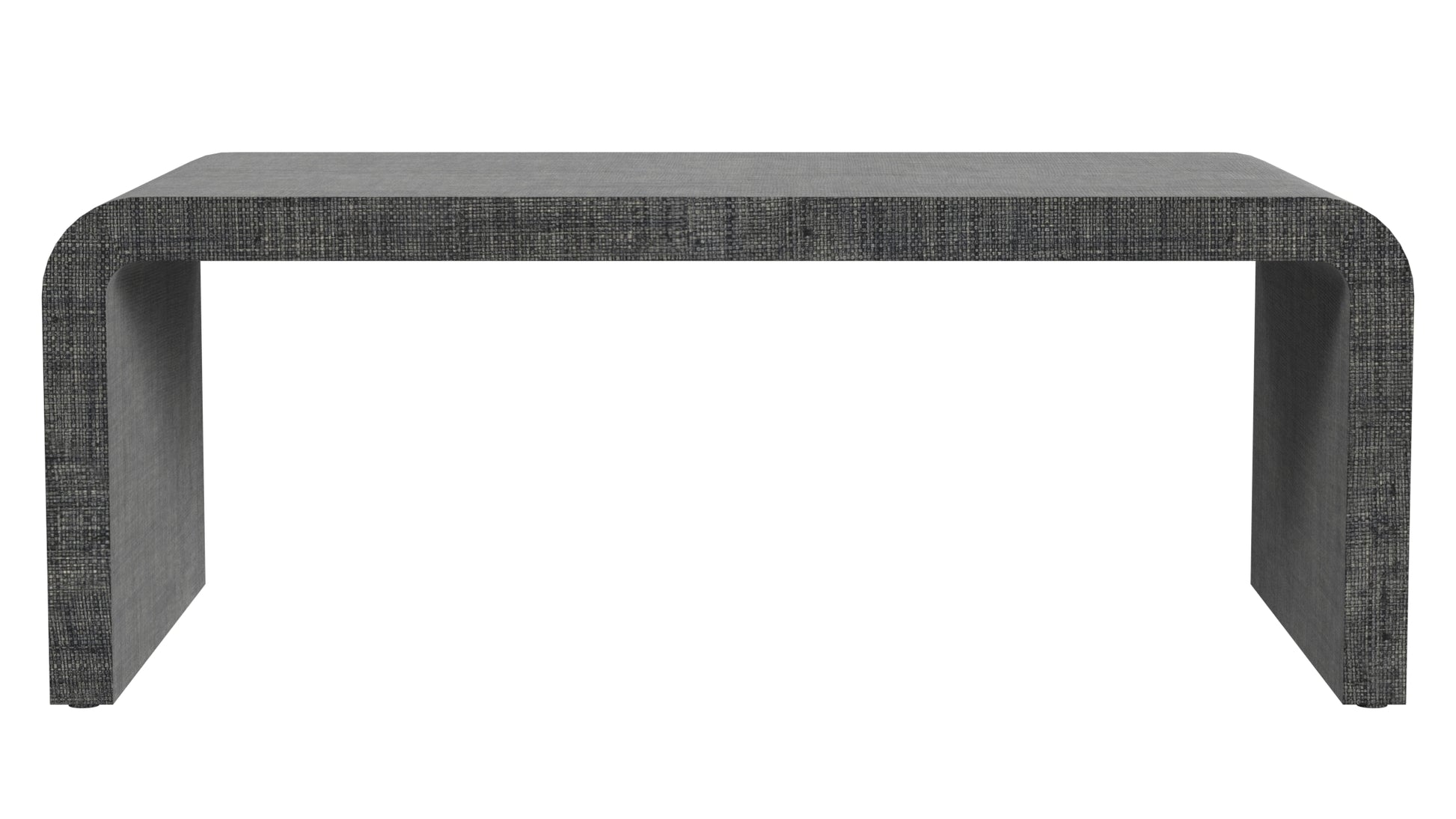 Butler Specialty Company Chatham 48 in. W Raffia Waterfall Coffee Table, Charcoal
