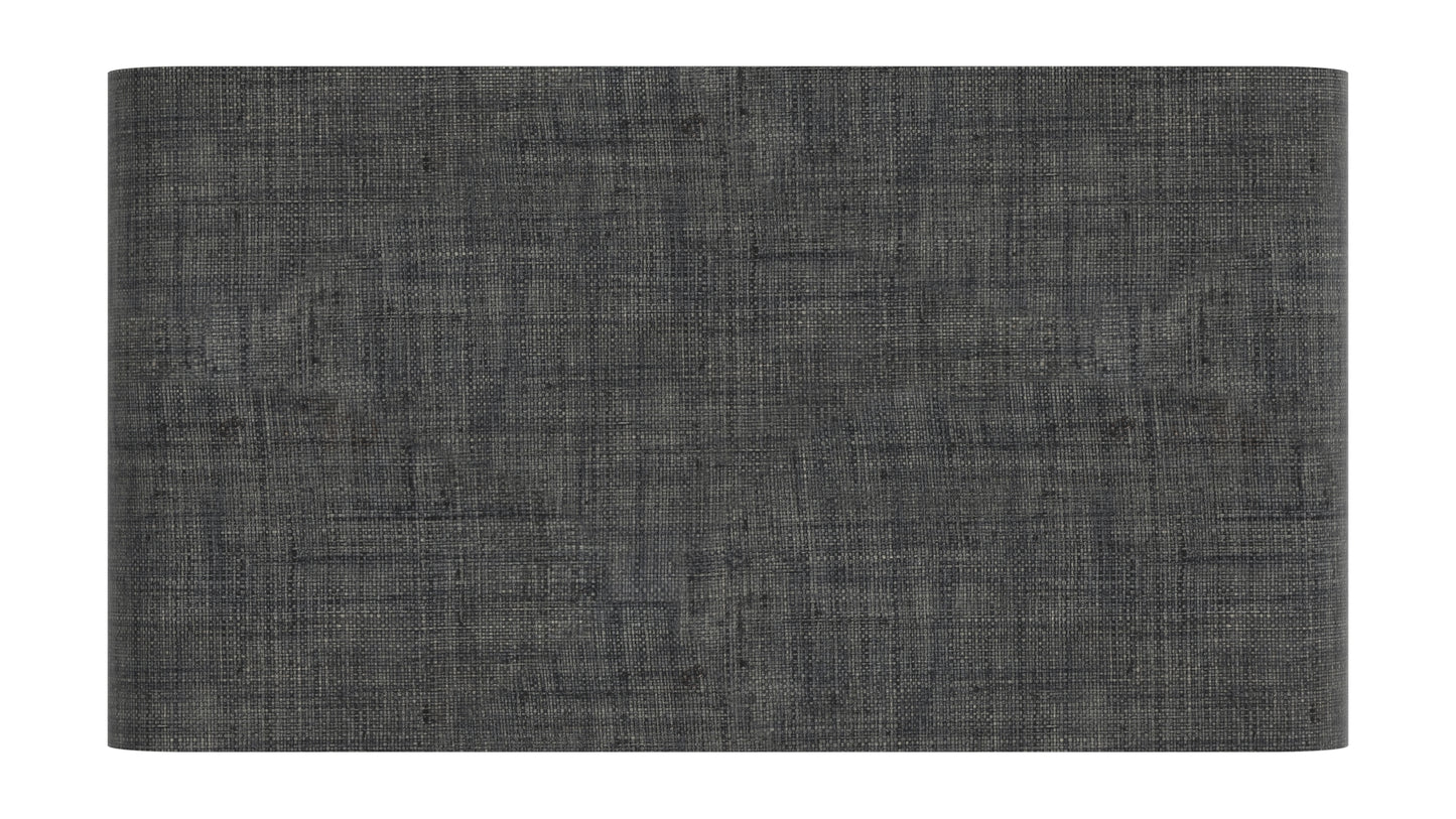 Butler Specialty Company Chatham 48 in. W Raffia Waterfall Coffee Table, Charcoal