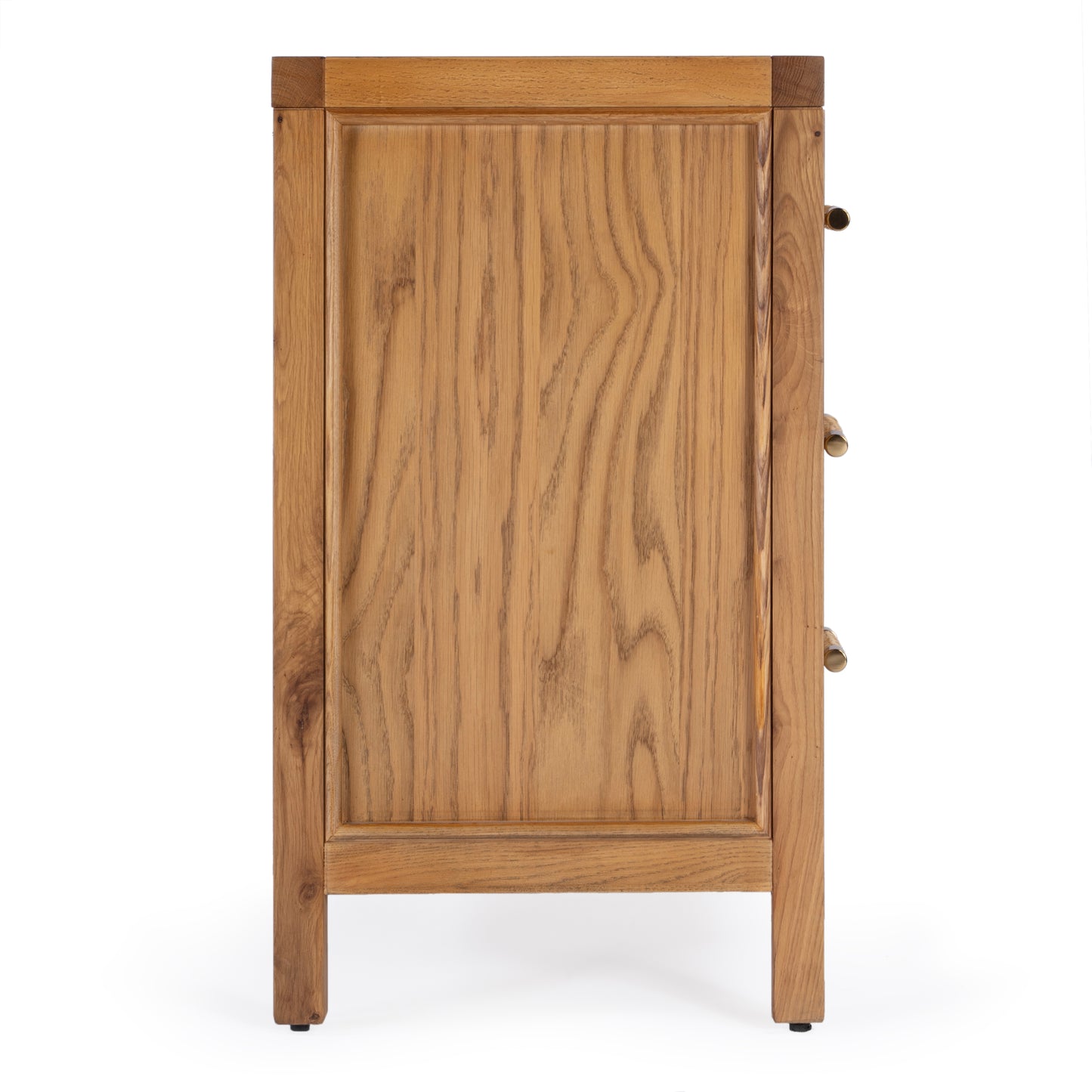 Butler Specialty Company Mesa 25 in. W Rectangular Cane and Solid Wood  3 Drawer Nightstand, Natural
