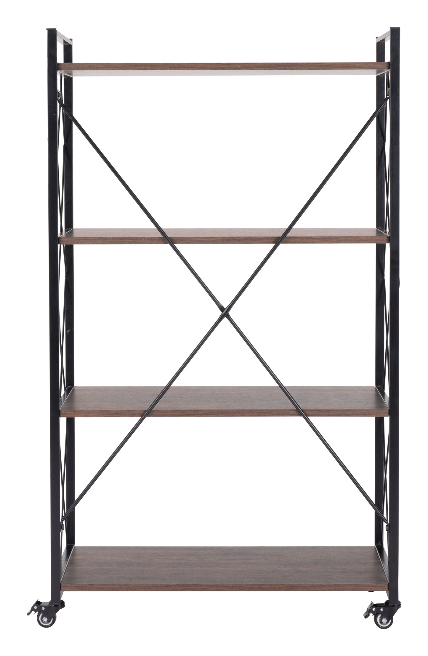 Romania Shelf Walnut & Black