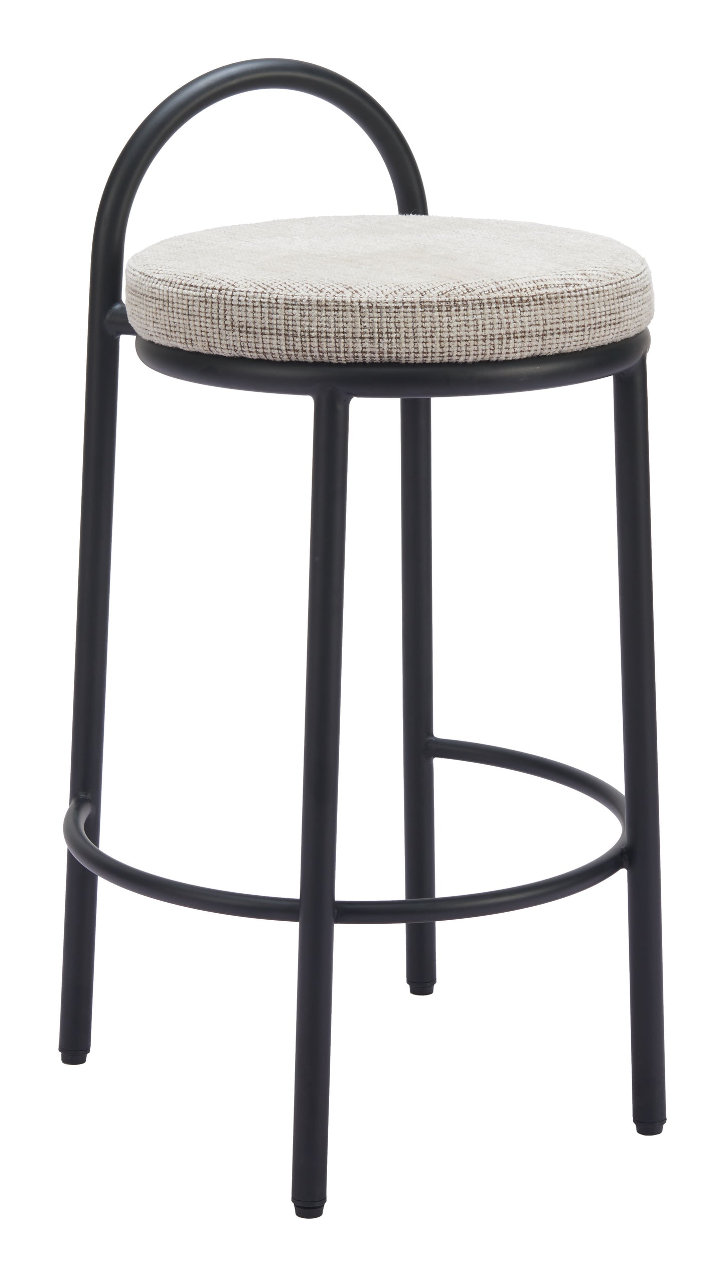 Sisal Counter Stool (Set of 2) Beige Tweed - 6