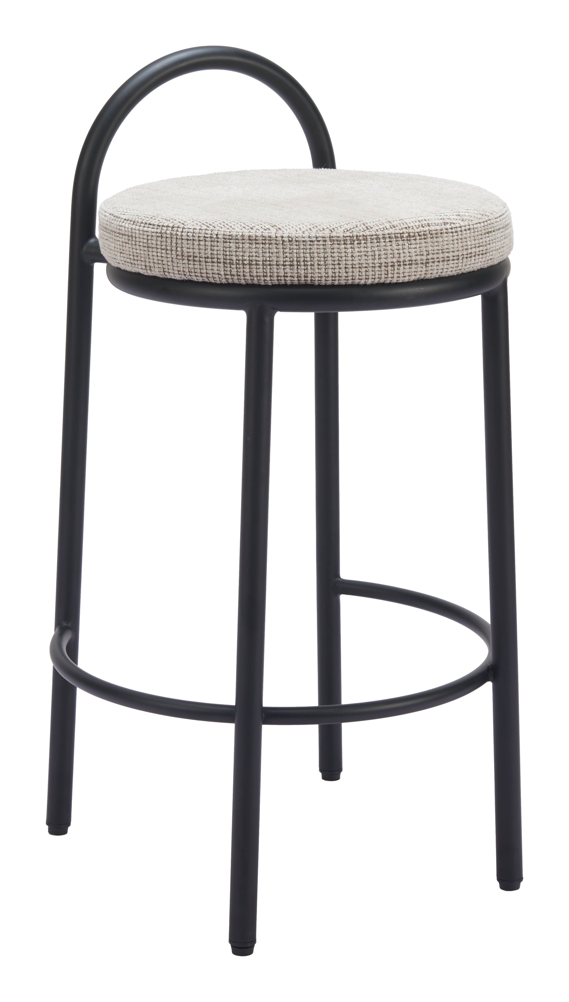 Sisal Counter Stool (Set of 2) Beige Tweed - 6