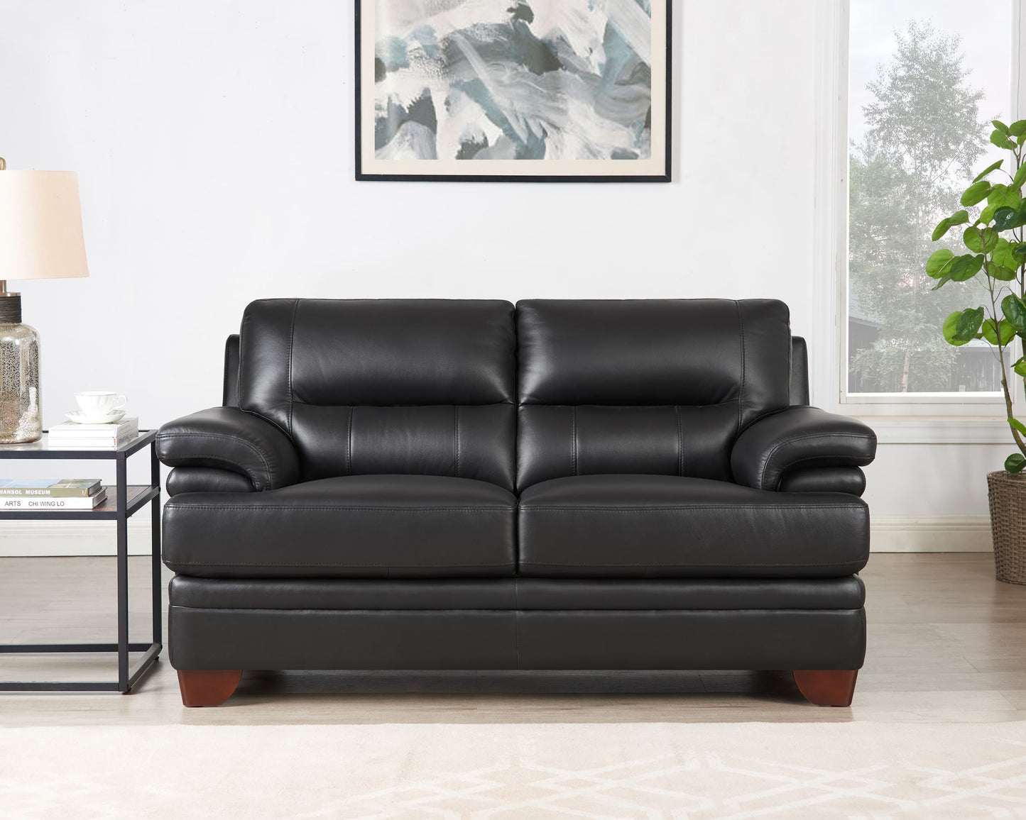 Luxor Loveseat Black