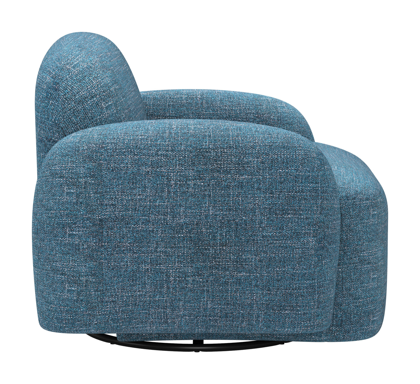 Cleo Swivel Chair Blue - 2