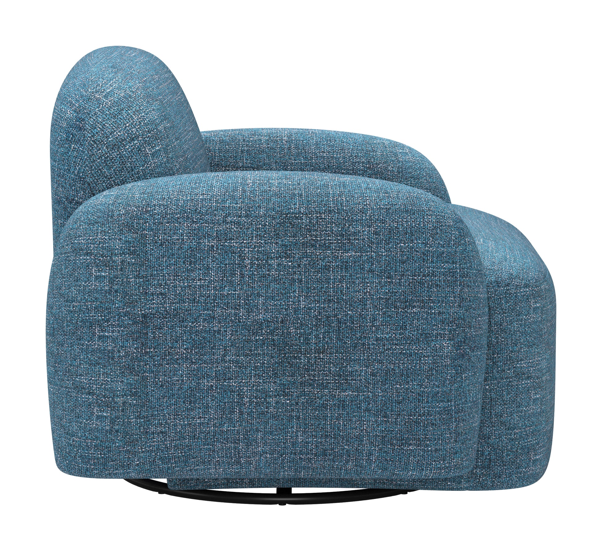 Cleo Swivel Chair Blue - 2
