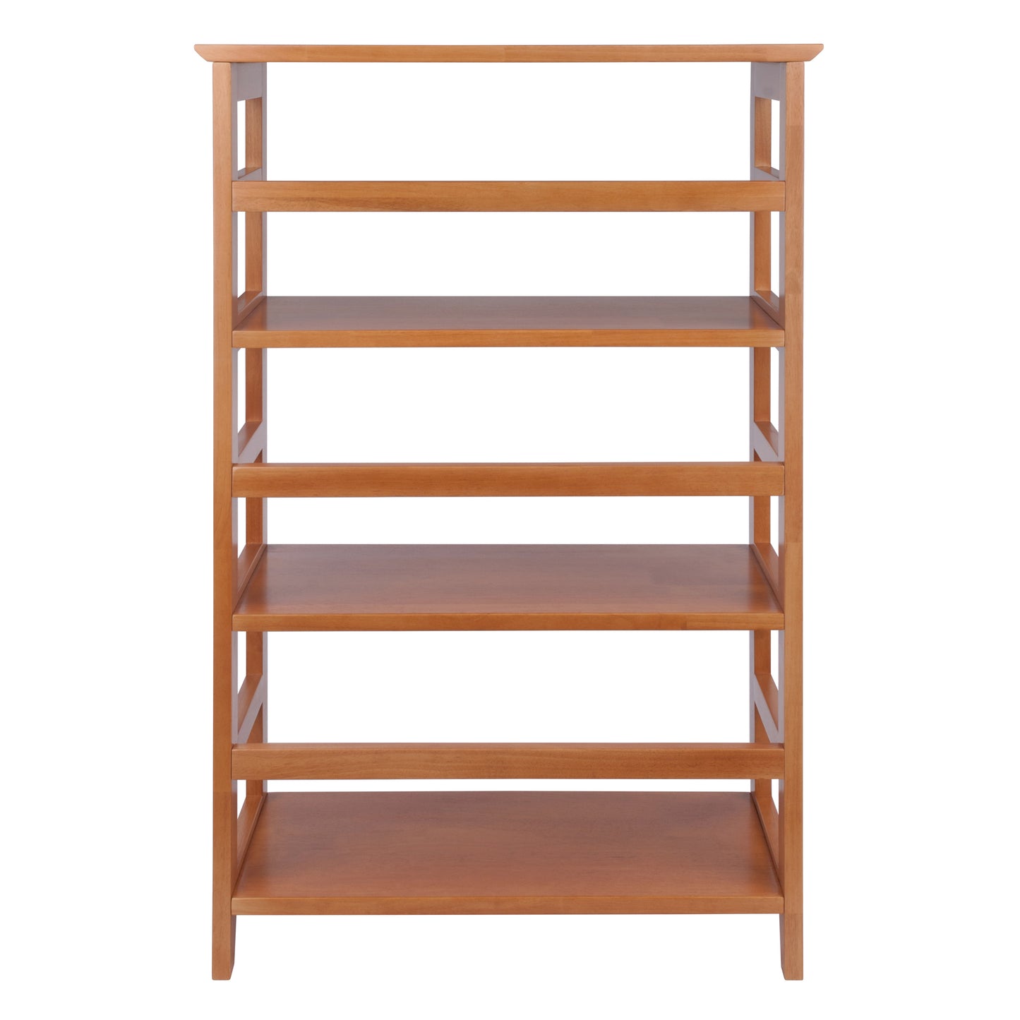 Studio Home Office 3-Section Bookshelf, Honey Pine