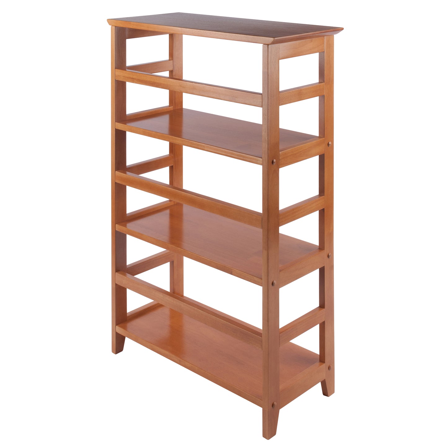 Studio Home Office 3-Section Bookshelf, Honey Pine