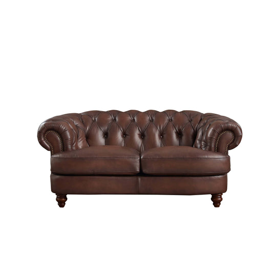 Newport Loveseat Caramel Brown