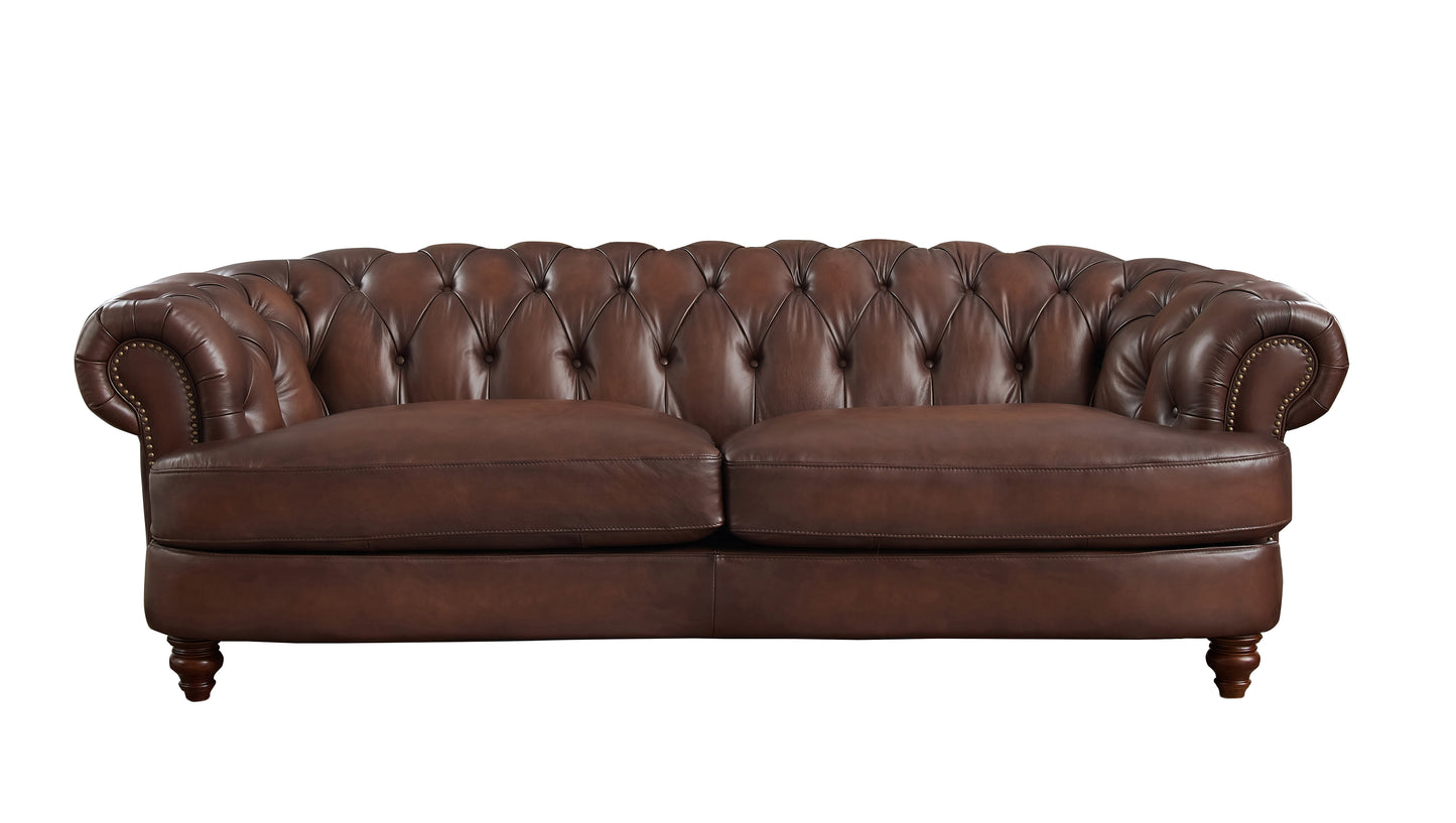 Newport Sofa Caramel Brown