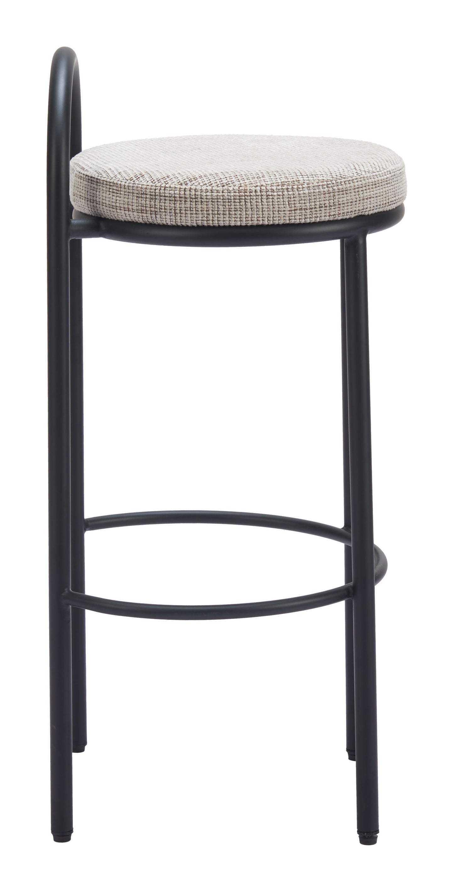 Sisal Barstool (Set of 2) Beige Tweed - 2