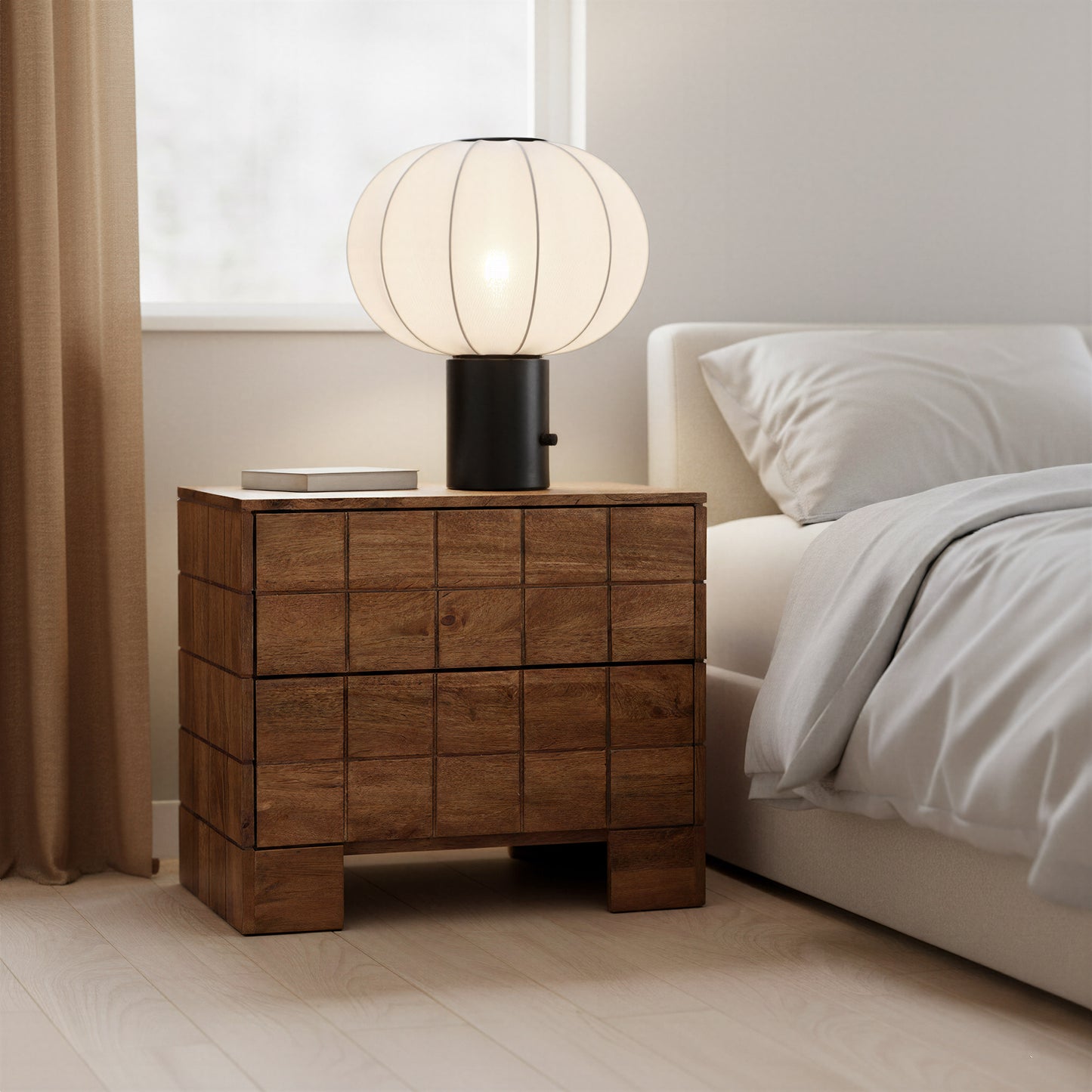 Modo Nightstand Walnut - 9