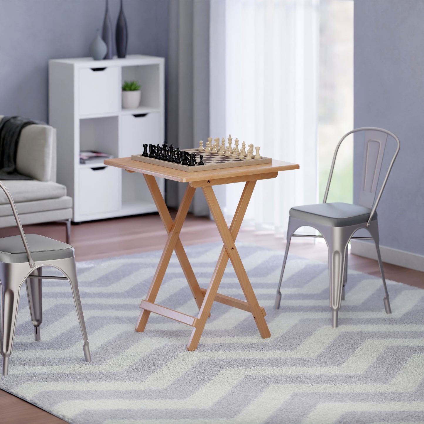 Delaney Folding Table, Natural