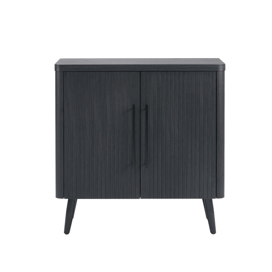 Manhattan Comfort Mid Century- Modern Jodie Accent Cabinet in Charcoal Grey AC001-GY