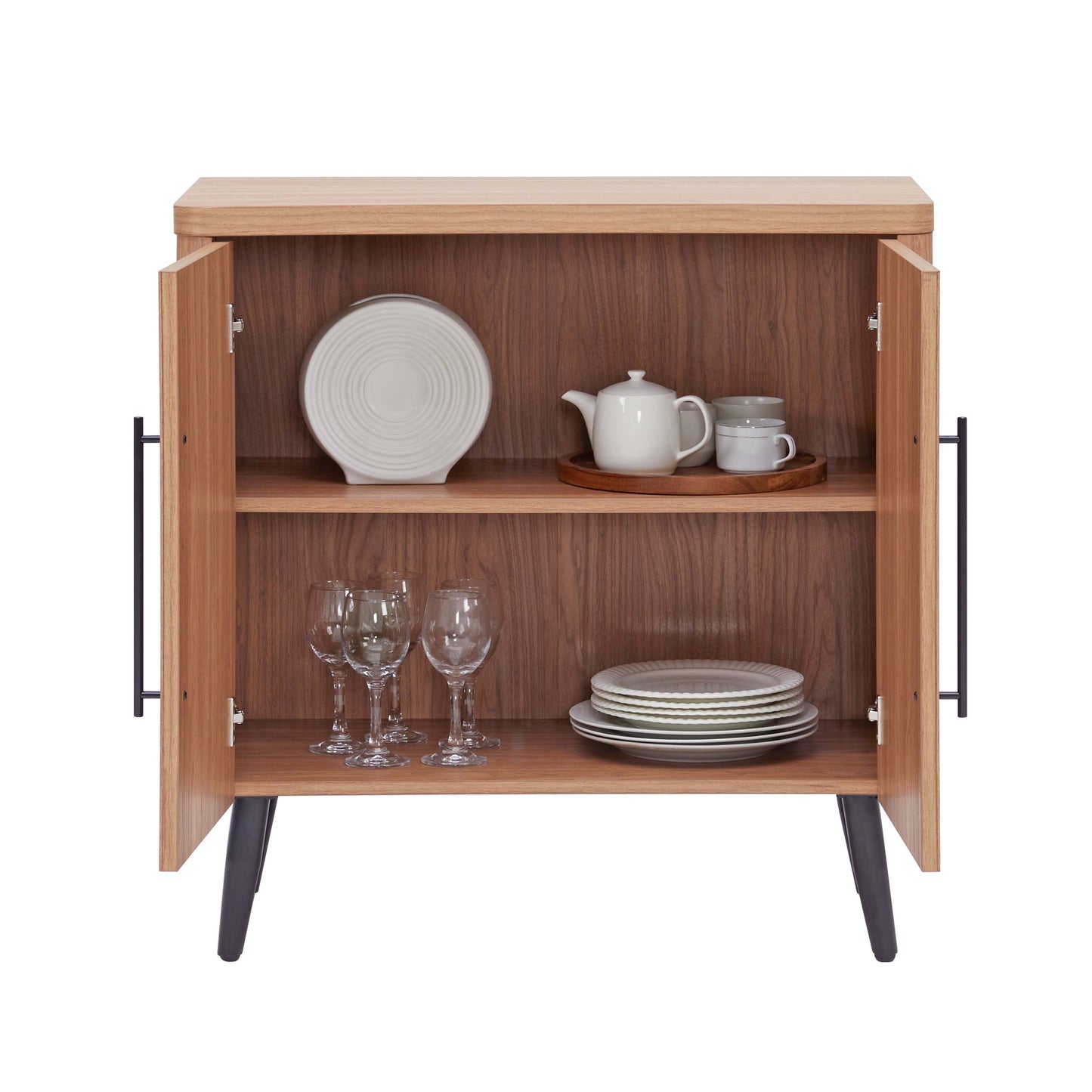 Manhattan Comfort Mid Century- Modern Jodie Accent Cabinet in Maple AC001-MP
