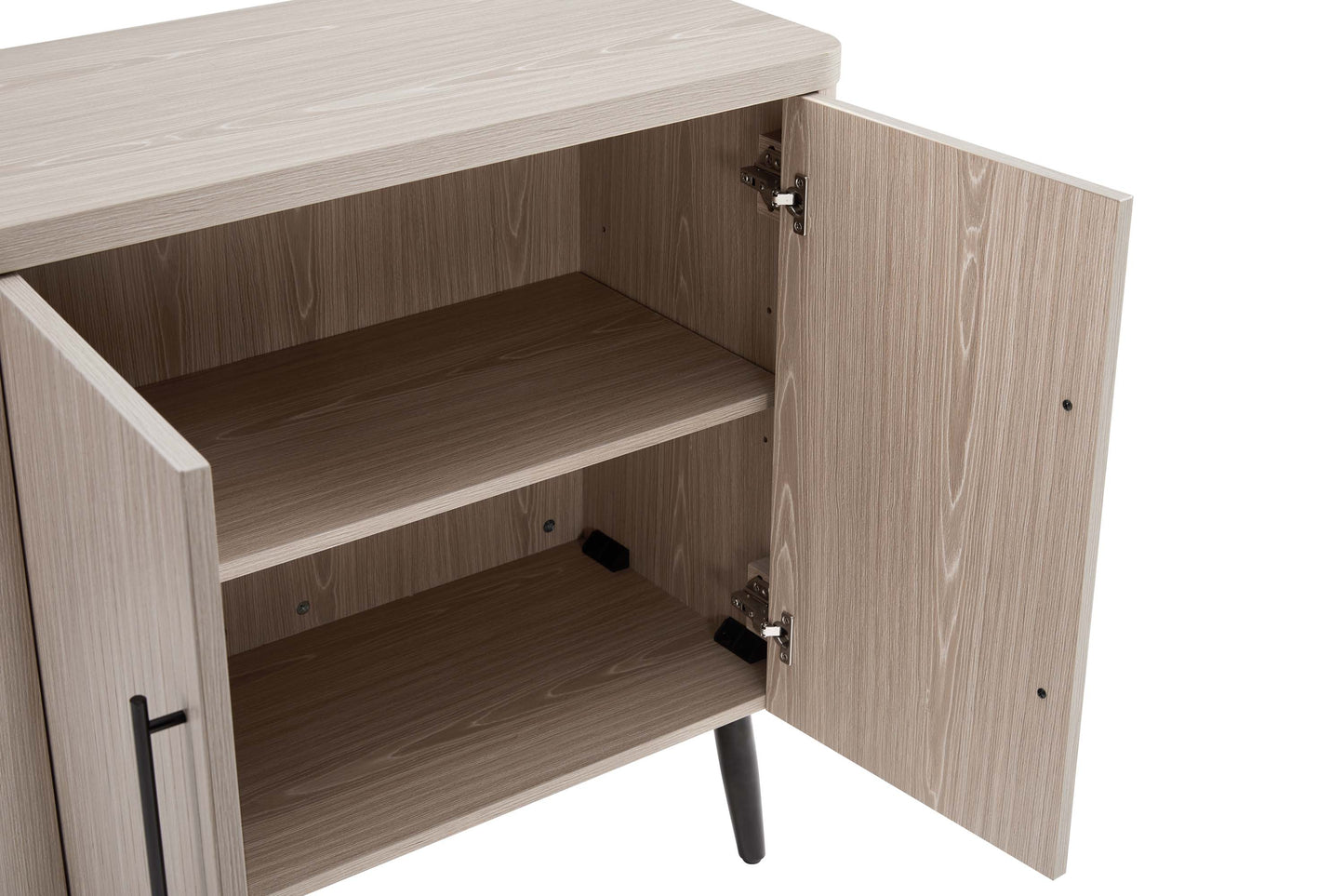 Manhattan Comfort Mid Century- Modern Jodie Accent Cabinet in Whitewashed Oak AC001-OK