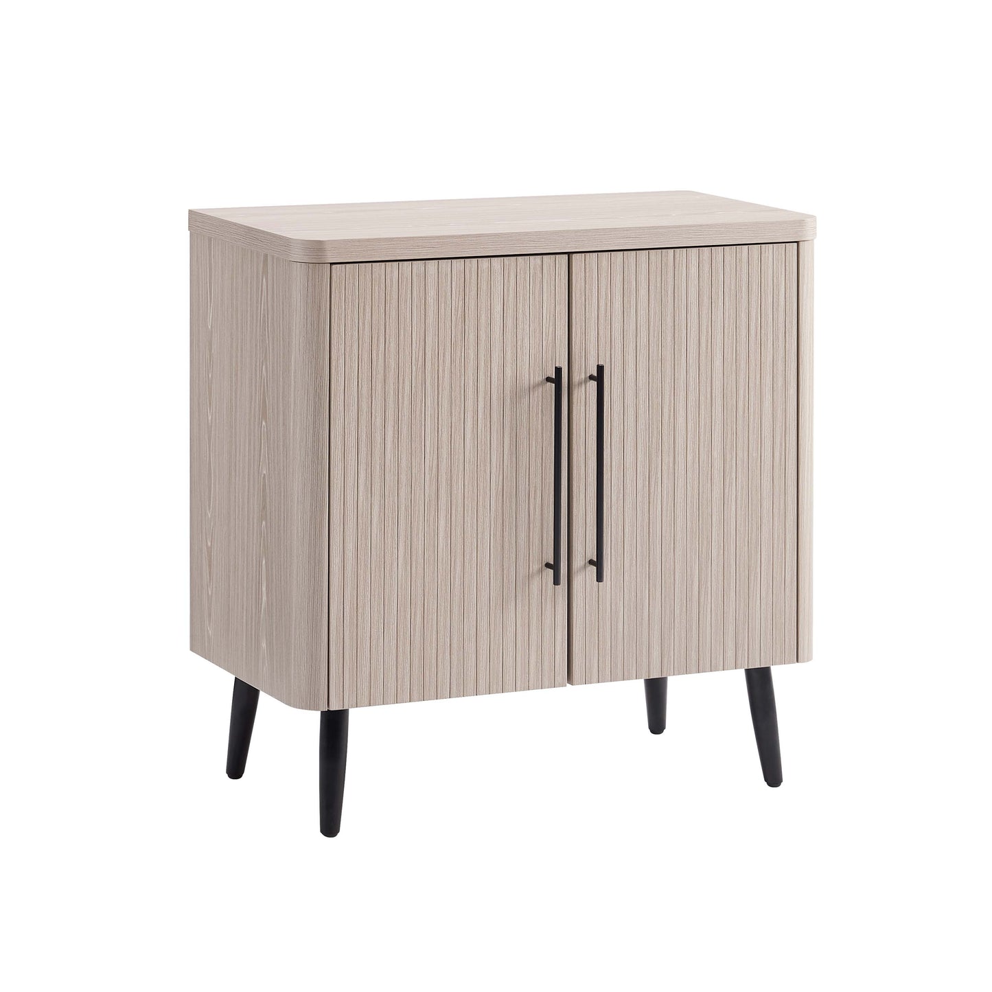 Manhattan Comfort Mid Century- Modern Jodie Accent Cabinet in Whitewashed Oak AC001-OK