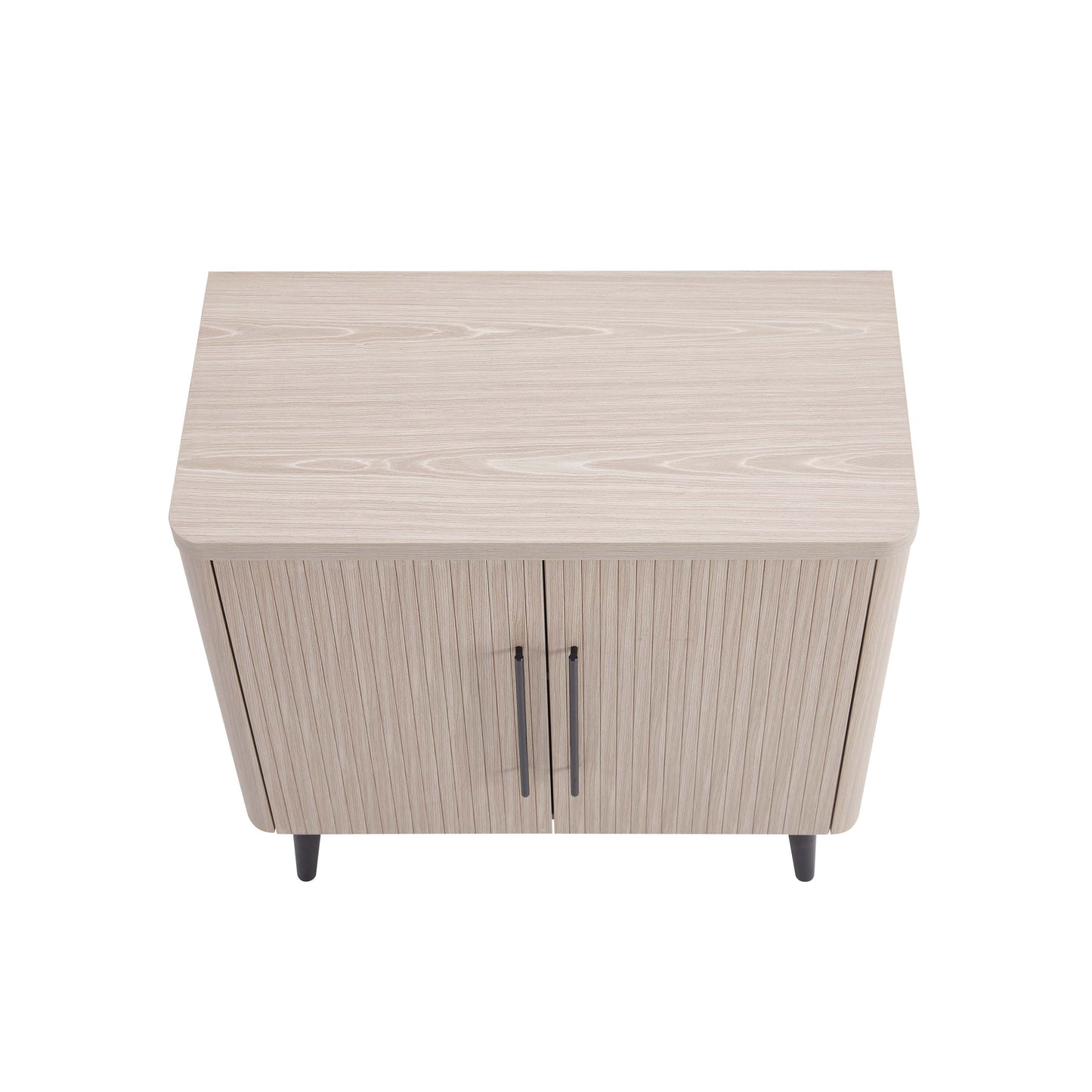 Manhattan Comfort Mid Century- Modern Jodie Accent Cabinet in Whitewashed Oak AC001-OK