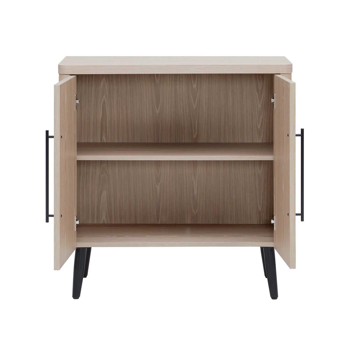 Manhattan Comfort Mid Century- Modern Jodie Accent Cabinet in Whitewashed Oak AC001-OK