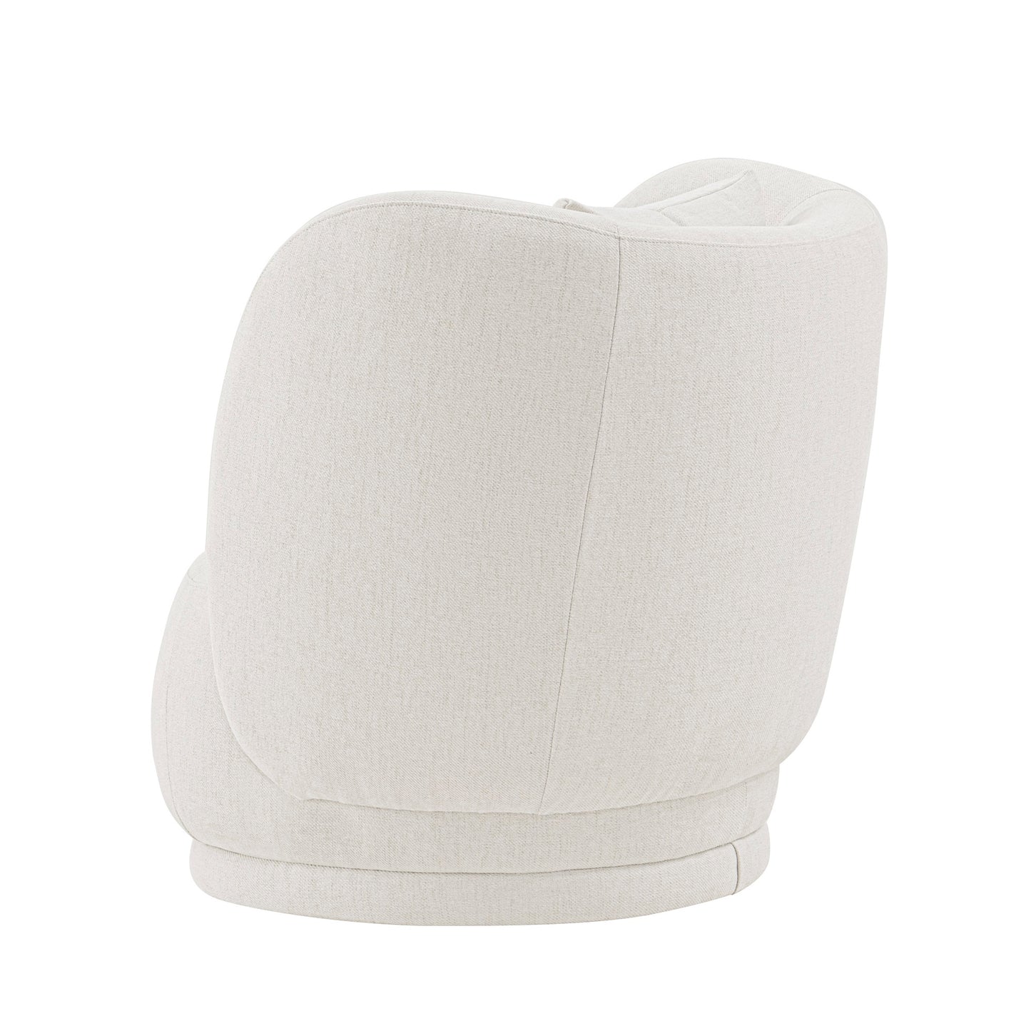 Siri Modern Upholstered Lounge Chair in Cream AC057-CR