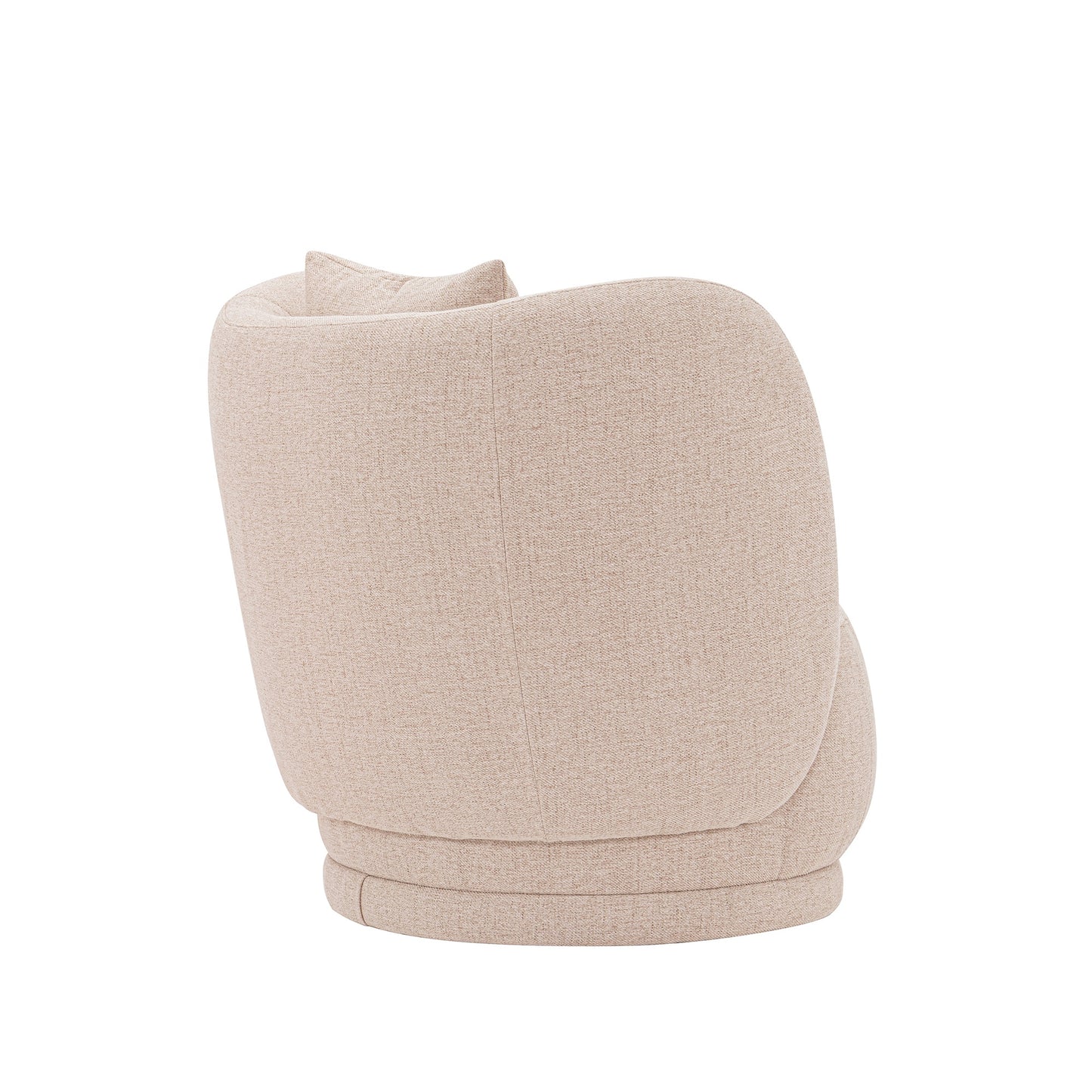 Siri Modern Upholstered Lounge Chair in Wheat AC057-WT