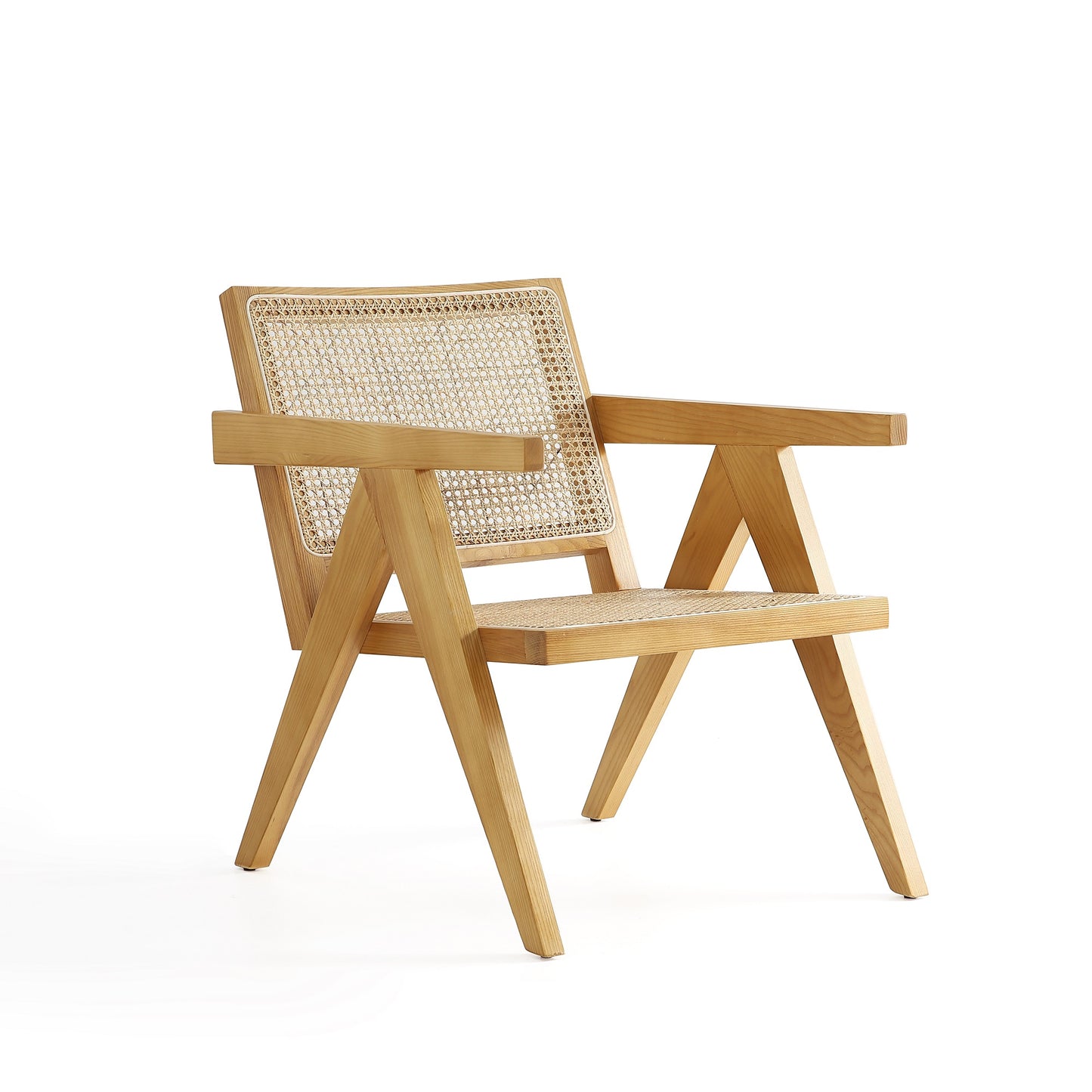 Manhattan Comfort Hamlet Accent Chair in Nature Cane ACCA04-NA
