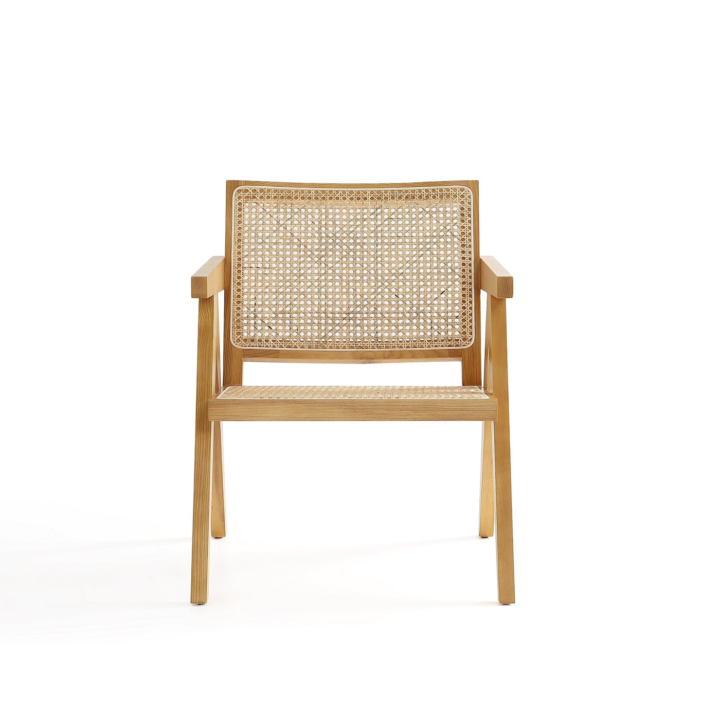 Manhattan Comfort Hamlet Accent Chair in Nature Cane ACCA04-NA