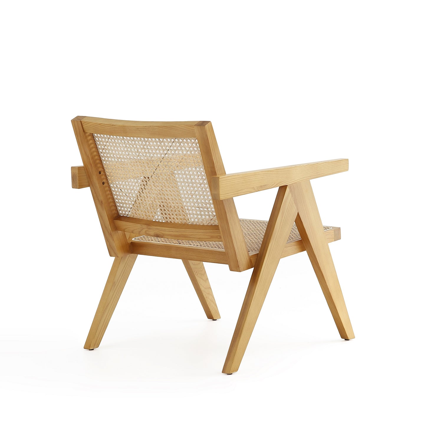 Manhattan Comfort Hamlet Accent Chair in Nature Cane ACCA04-NA