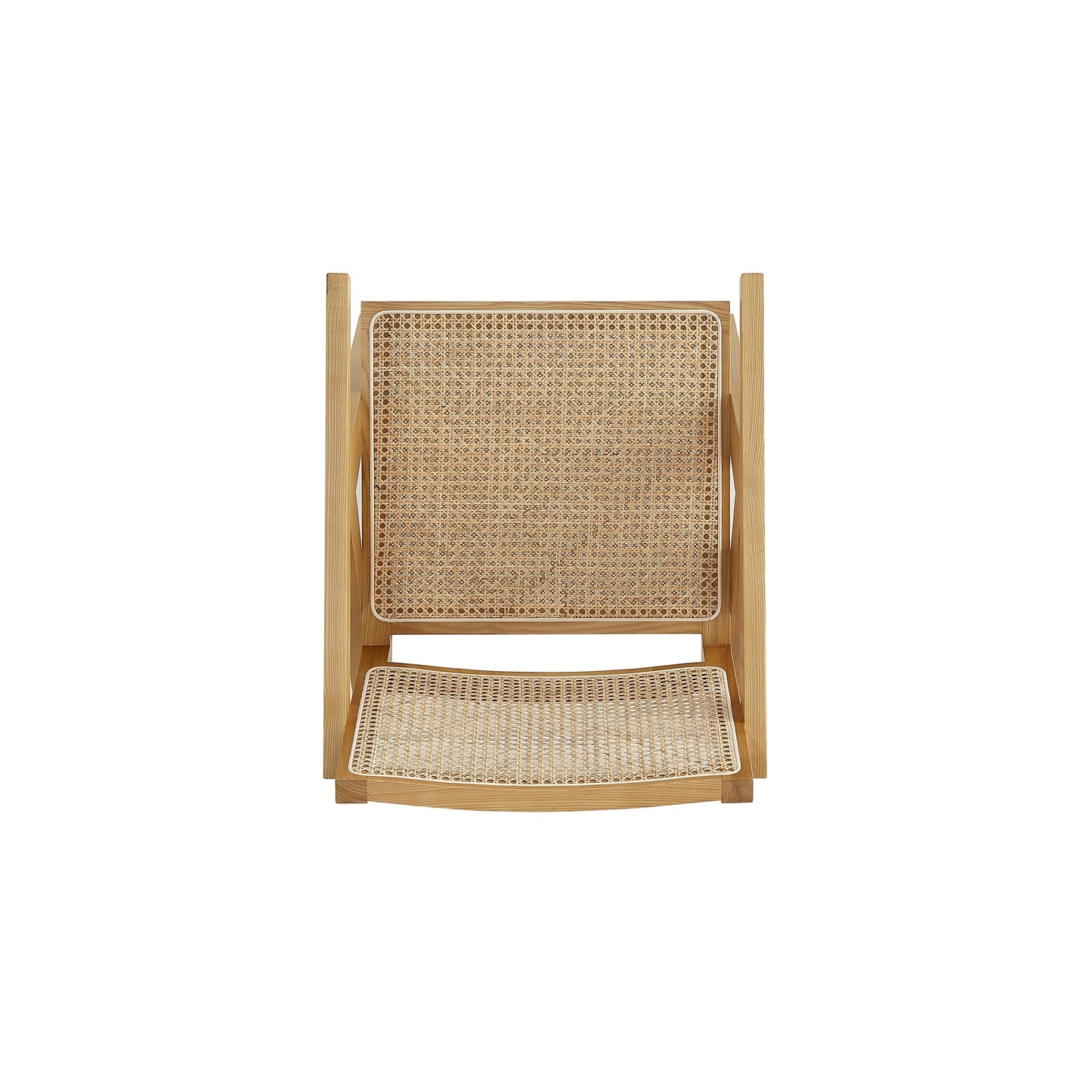 Manhattan Comfort Hamlet Accent Chair in Nature Cane ACCA04-NA