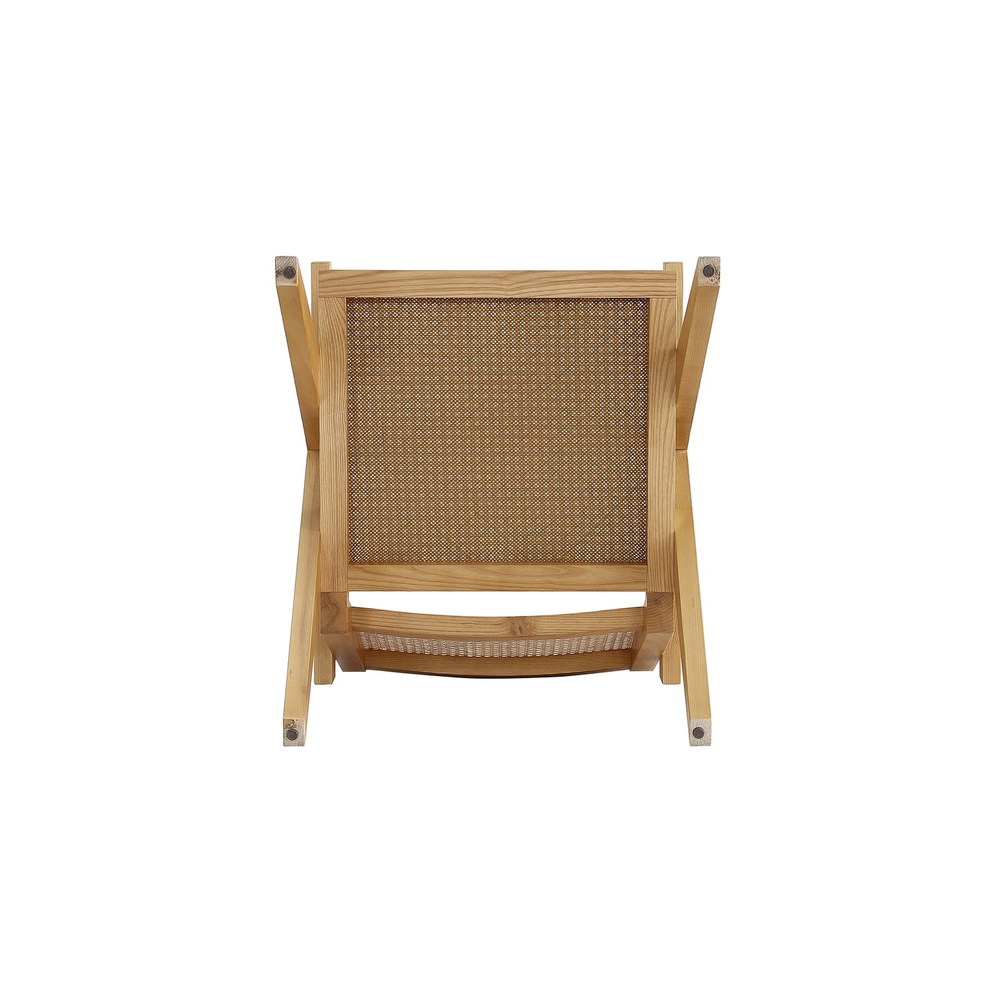 Manhattan Comfort Hamlet Accent Chair in Nature Cane ACCA04-NA