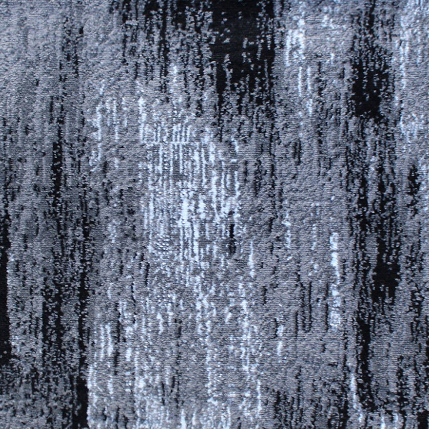 Rylan Collection 2' x 3' Gray Abstract Scraped Area Rug - Olefin Rug with Jute Backing - Living Room, Bedroom, & Entryway Grey