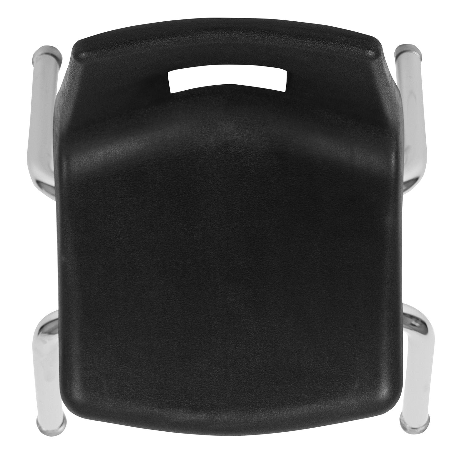 Mickey Advantage Black Student Stack School Chair - 12-inch Black