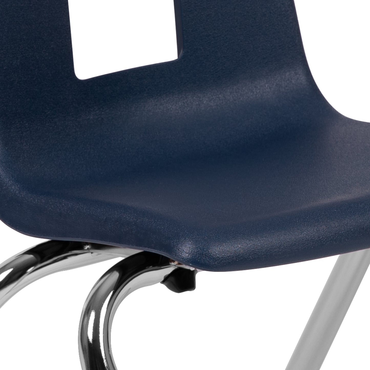 Mickey Advantage Navy Student Stack School Chair - 12-inch Navy