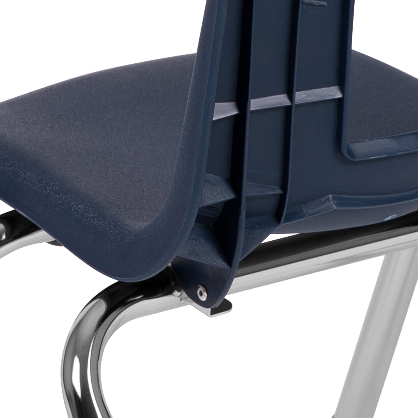 Mickey Advantage Navy Student Stack School Chair - 12-inch Navy