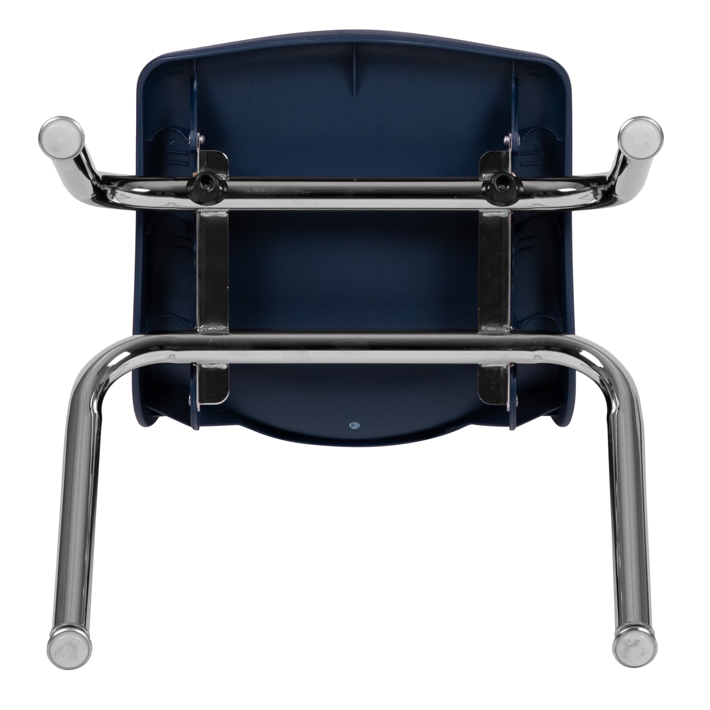 Mickey Advantage Navy Student Stack School Chair - 12-inch Navy