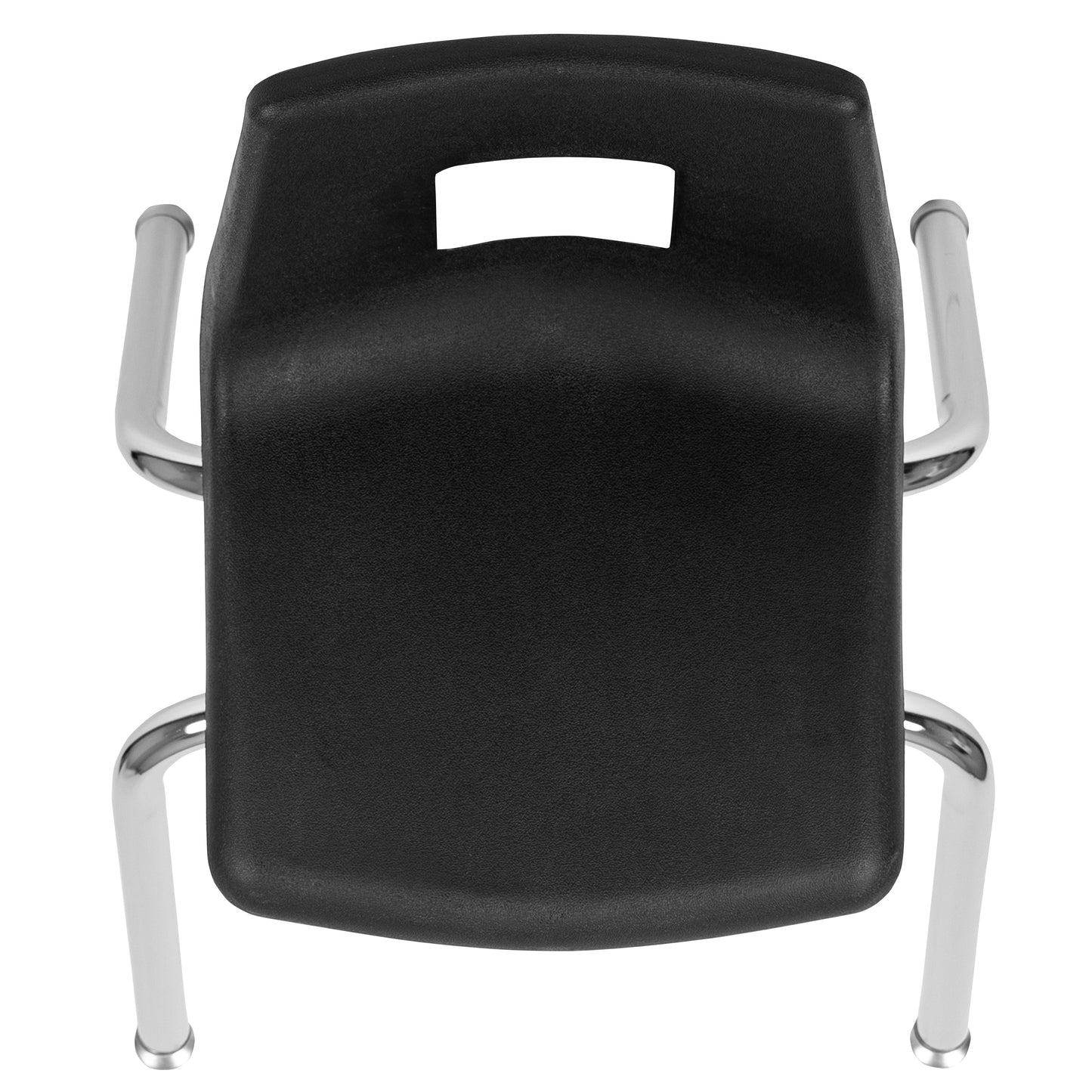 Mickey Advantage Black Student Stack School Chair - 14-inch Black