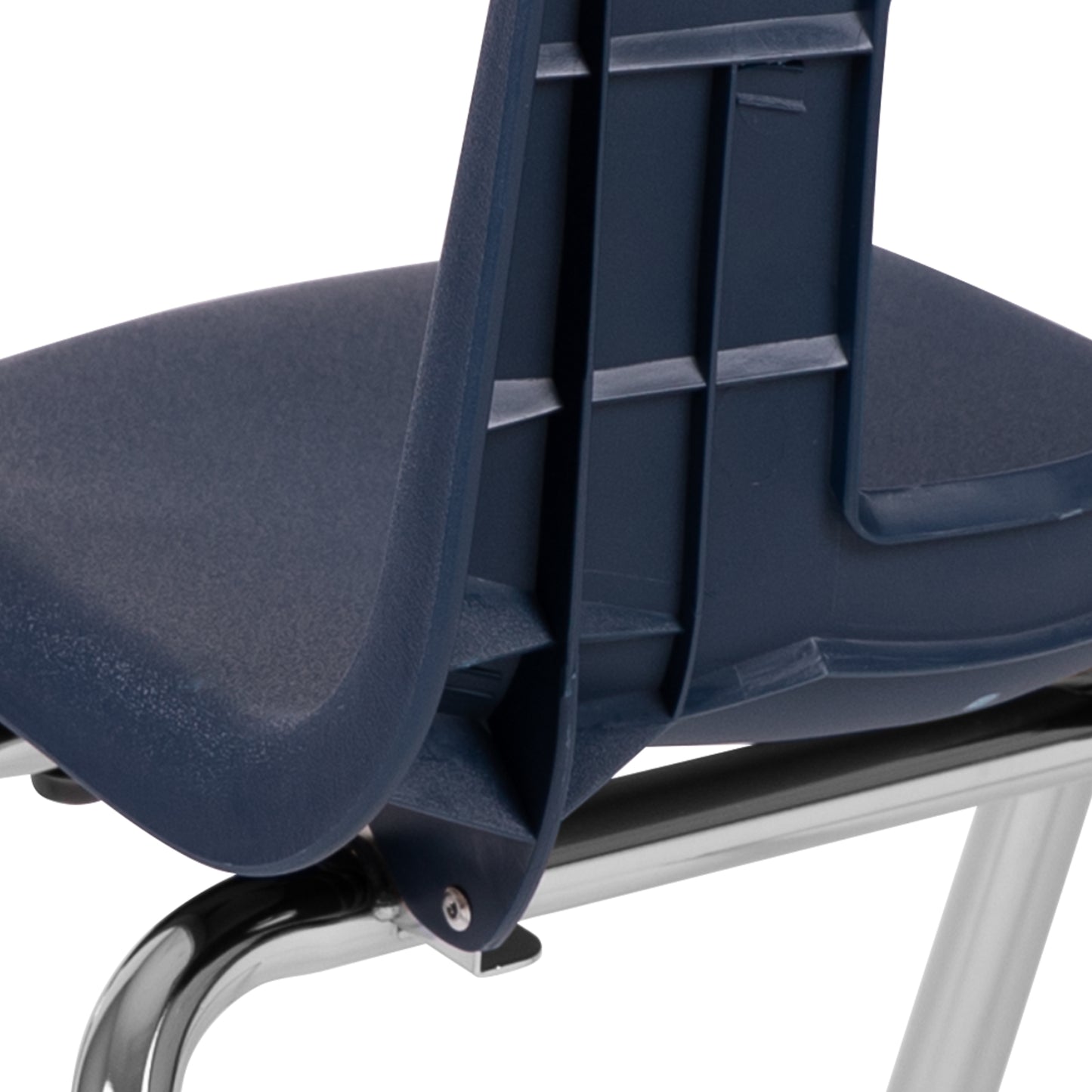 Mickey Advantage Navy Student Stack School Chair - 14-inch Navy