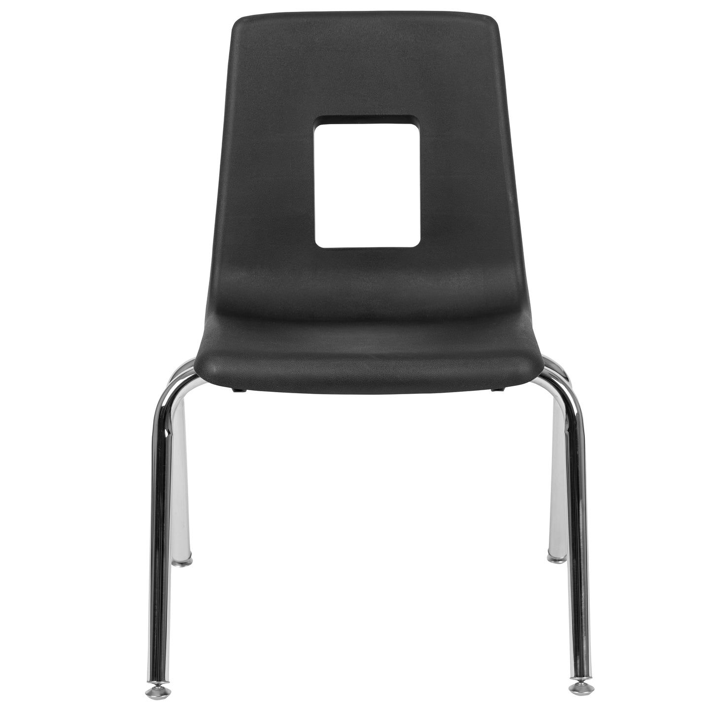 Mickey Advantage Black Student Stack School Chair - 16-inch Black