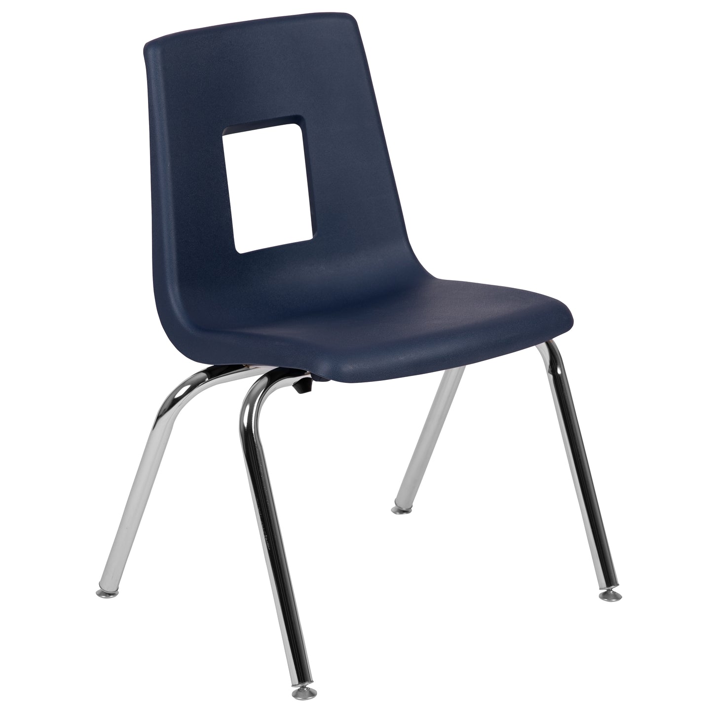 Mickey Advantage Navy Student Stack School Chair - 16-inch Navy