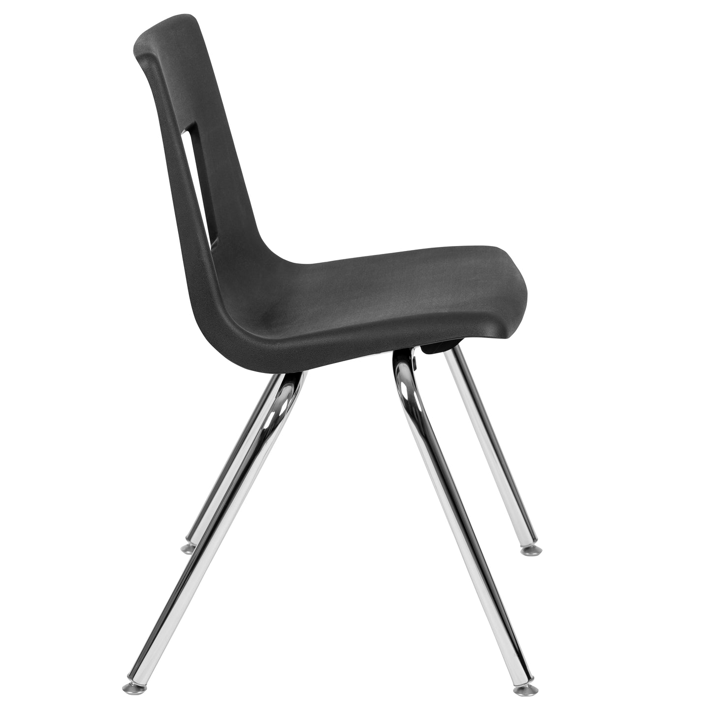 Mickey Advantage Black Student Stack School Chair - 18-inch Black