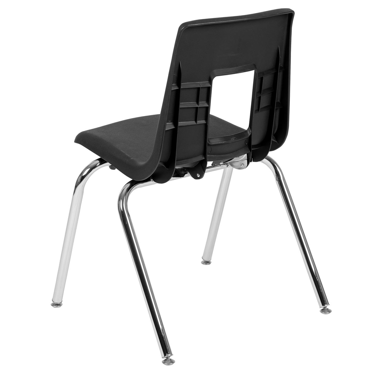 Mickey Advantage Black Student Stack School Chair - 18-inch Black