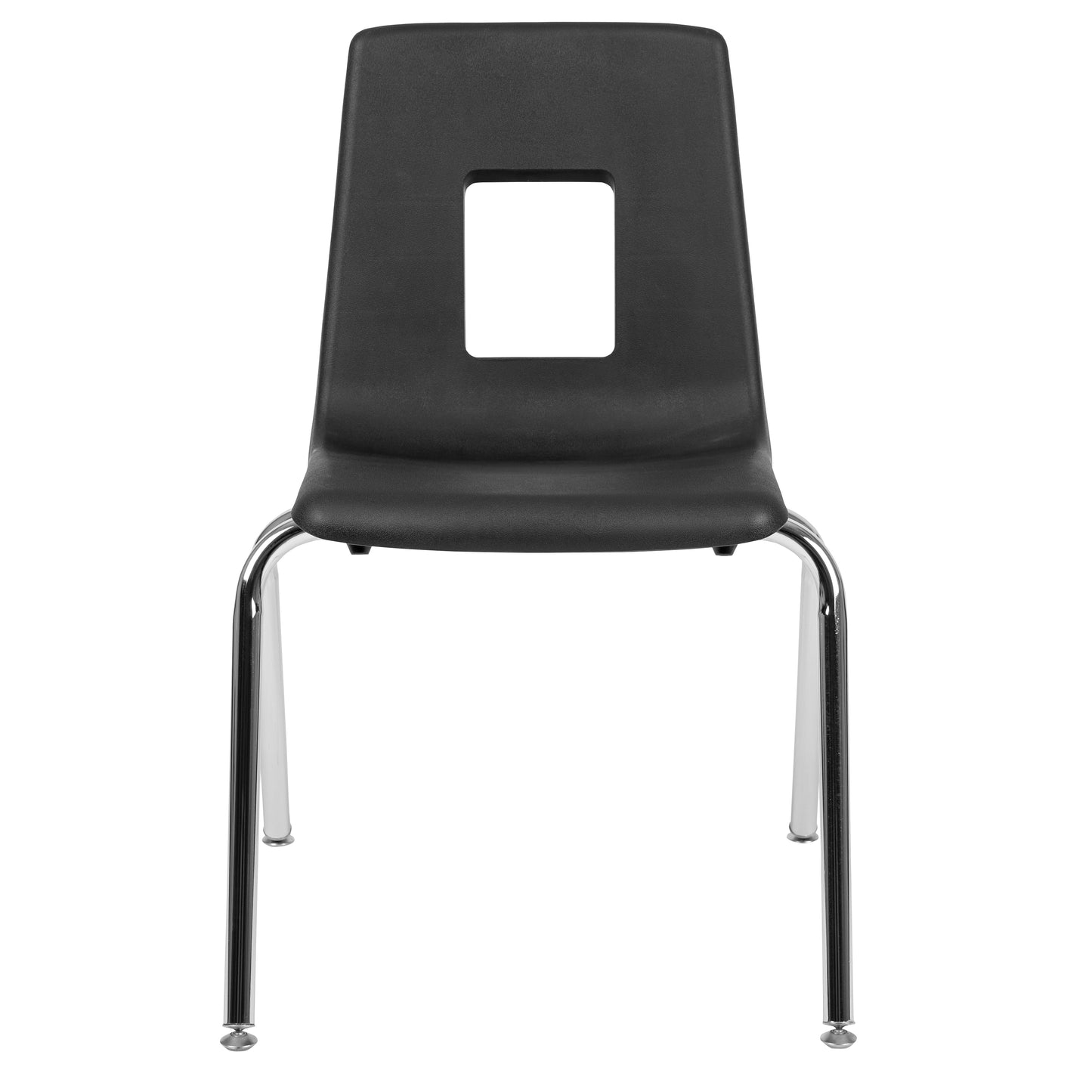 Mickey Advantage Black Student Stack School Chair - 18-inch Black