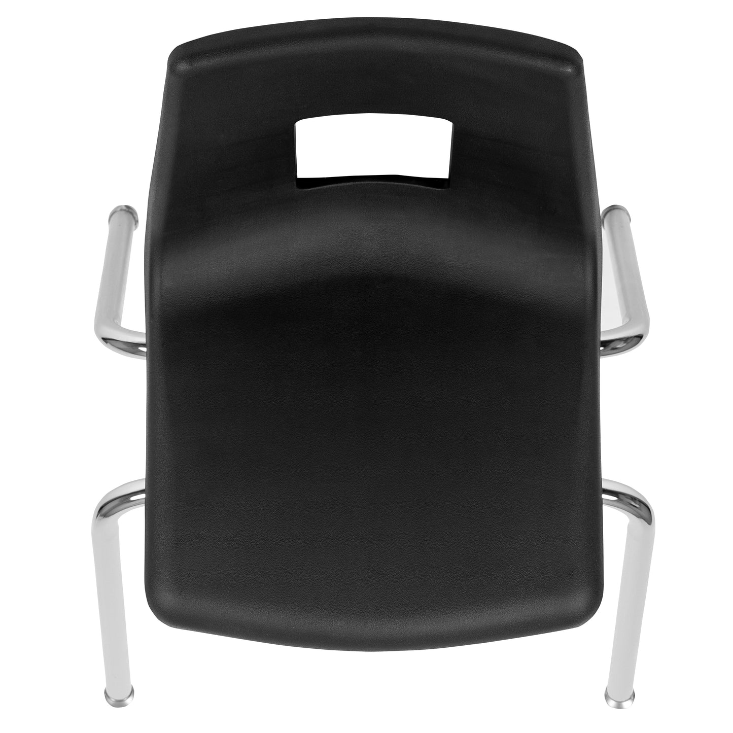 Mickey Advantage Black Student Stack School Chair - 18-inch Black