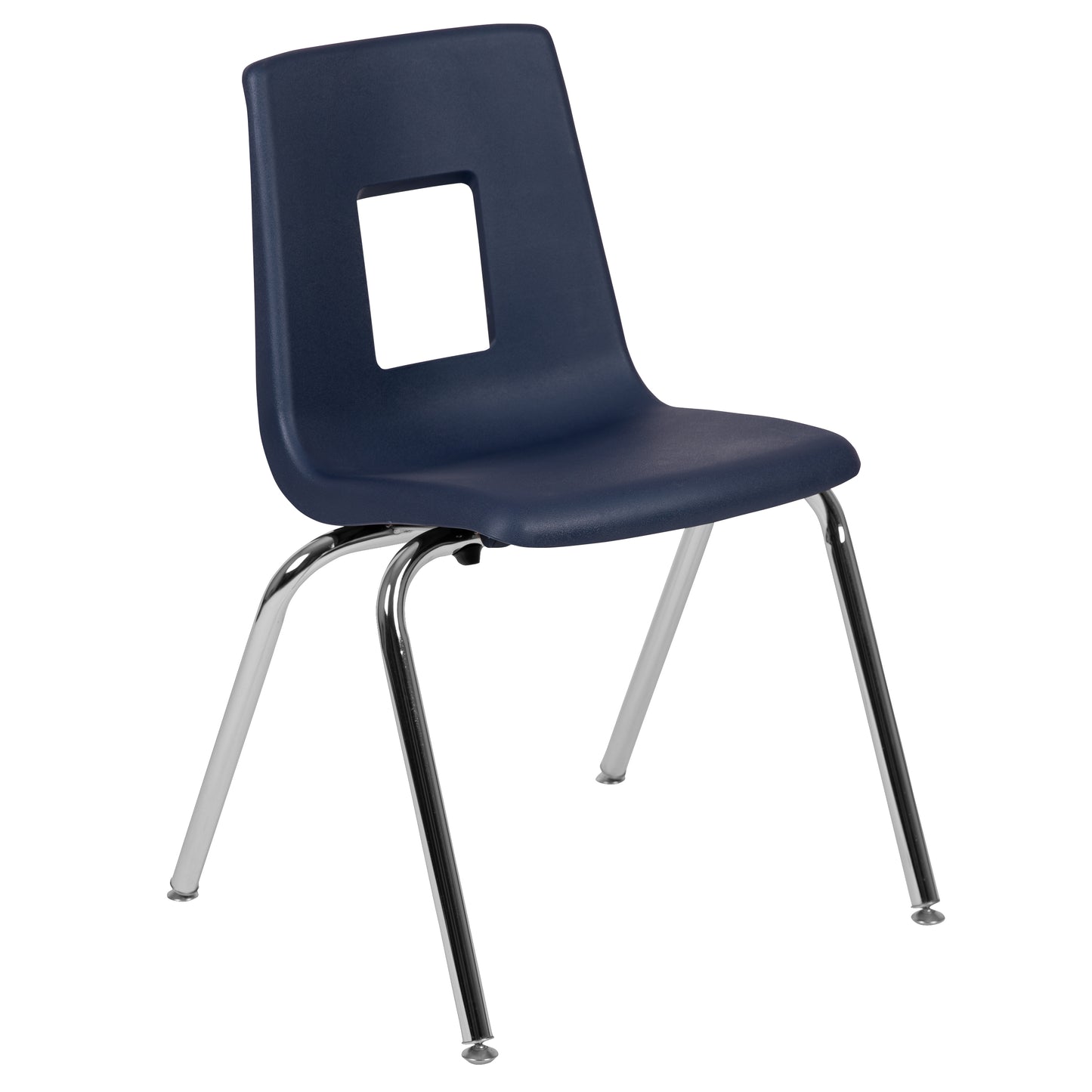 Mickey Advantage Navy Student Stack School Chair - 18-inch Navy